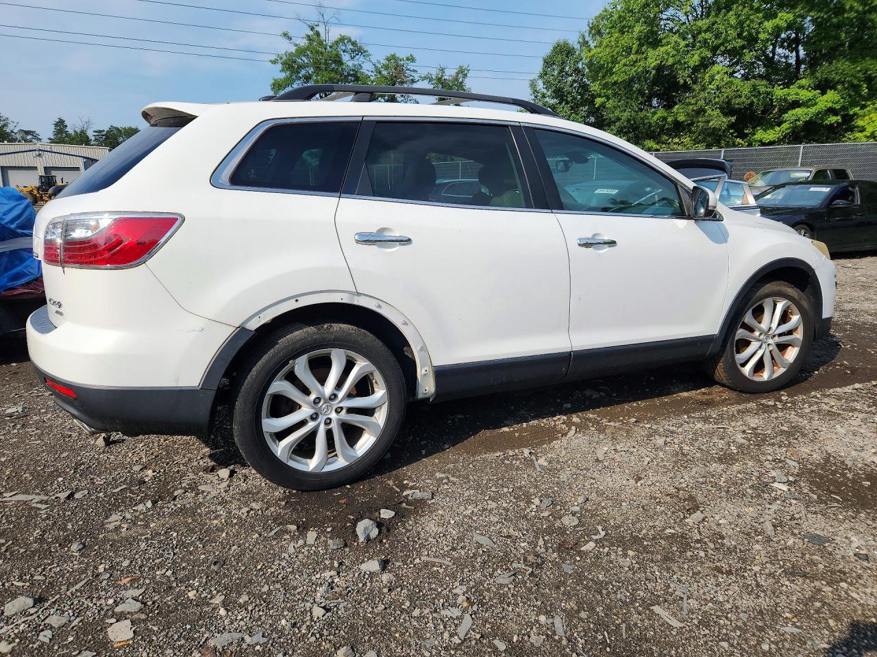 2012 Mazda Cx-9 White vin: JM3TB3DV9C0346607