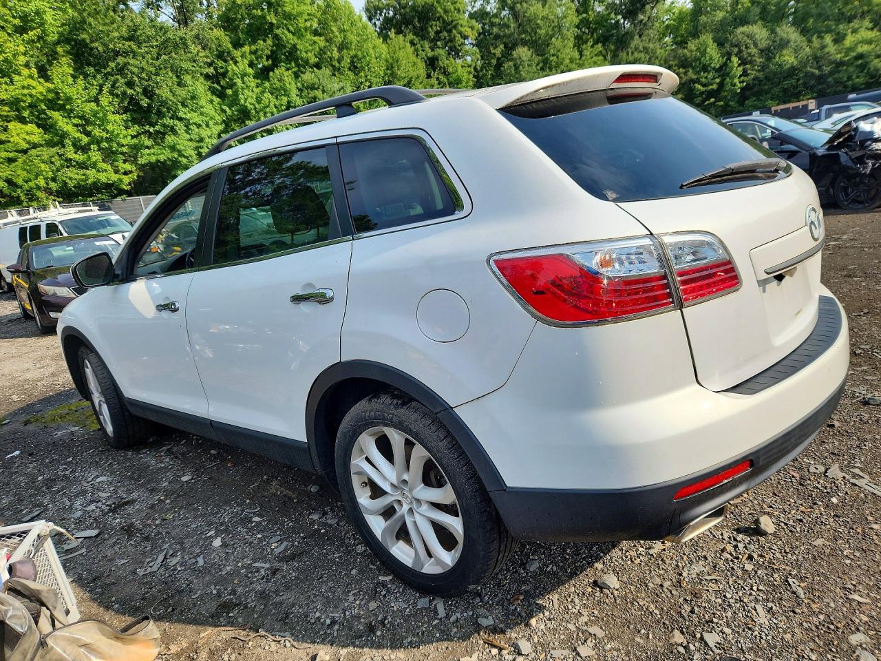 2012 Mazda Cx-9 White vin: JM3TB3DV9C0346607