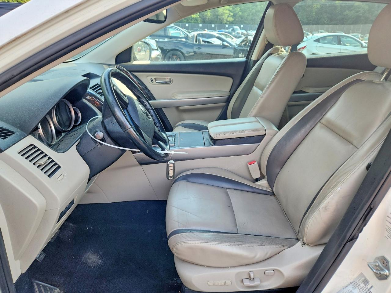 2012 Mazda Cx-9 White vin: JM3TB3DV9C0346607