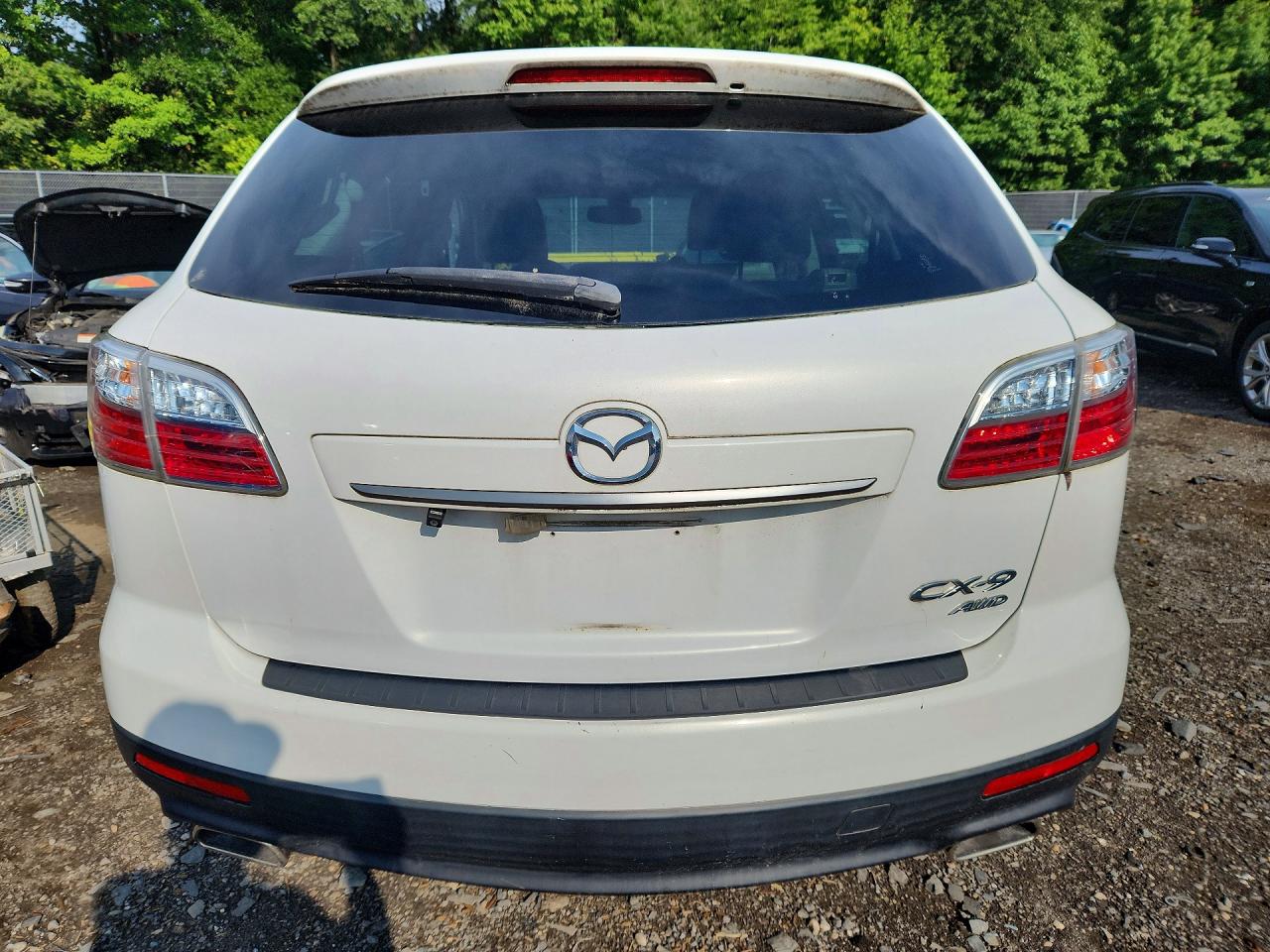 2012 Mazda Cx-9 White vin: JM3TB3DV9C0346607