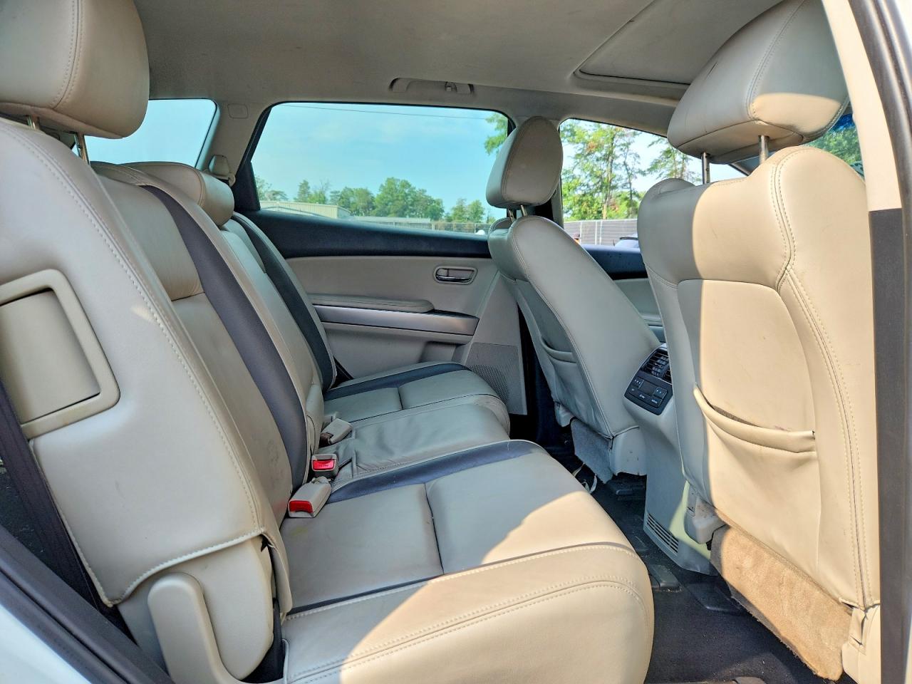 2012 Mazda Cx-9 White vin: JM3TB3DV9C0346607