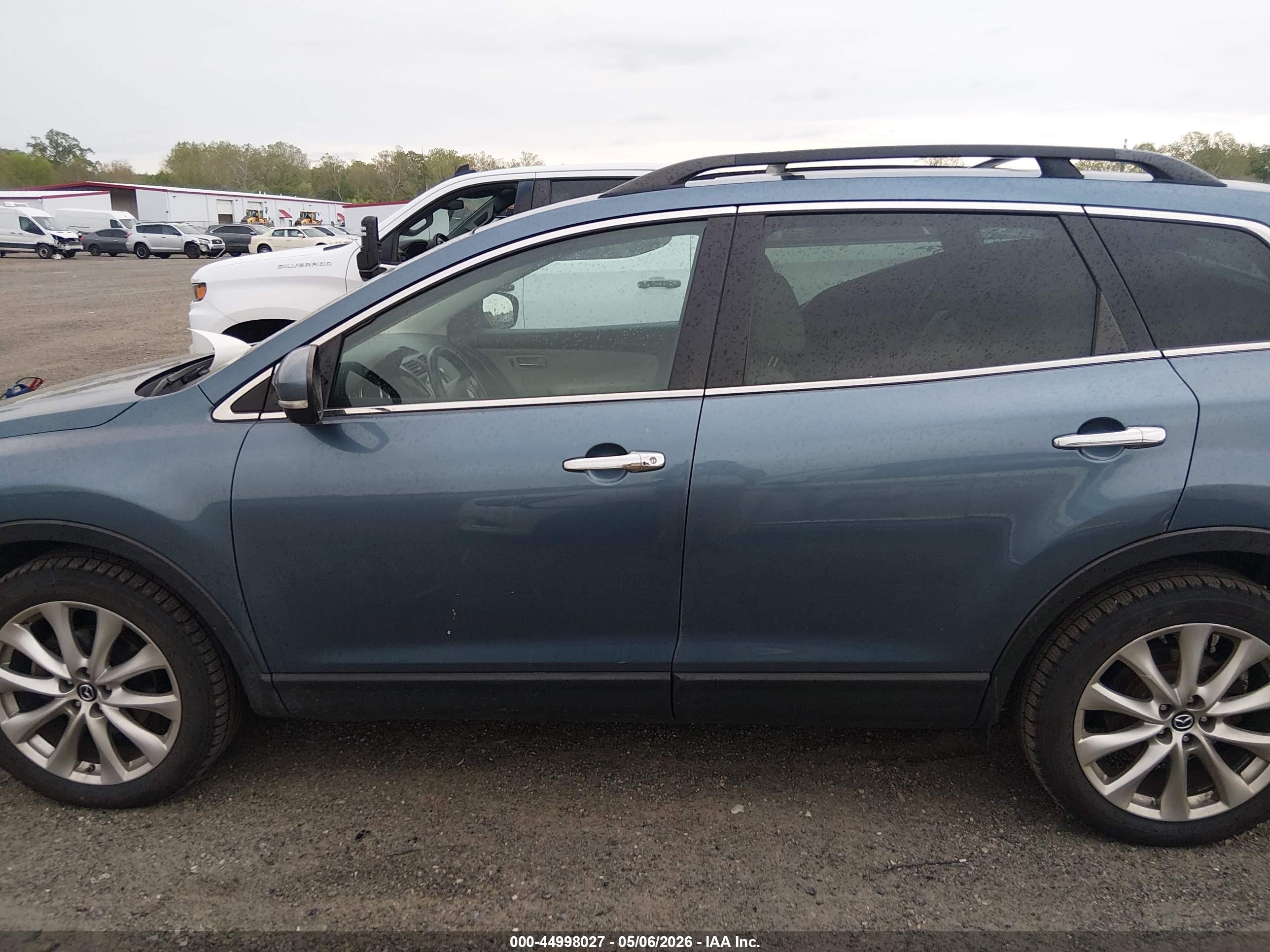 2014 Mazda Cx-9 Grand Touring Blue vin: JM3TB3DV9E0442577