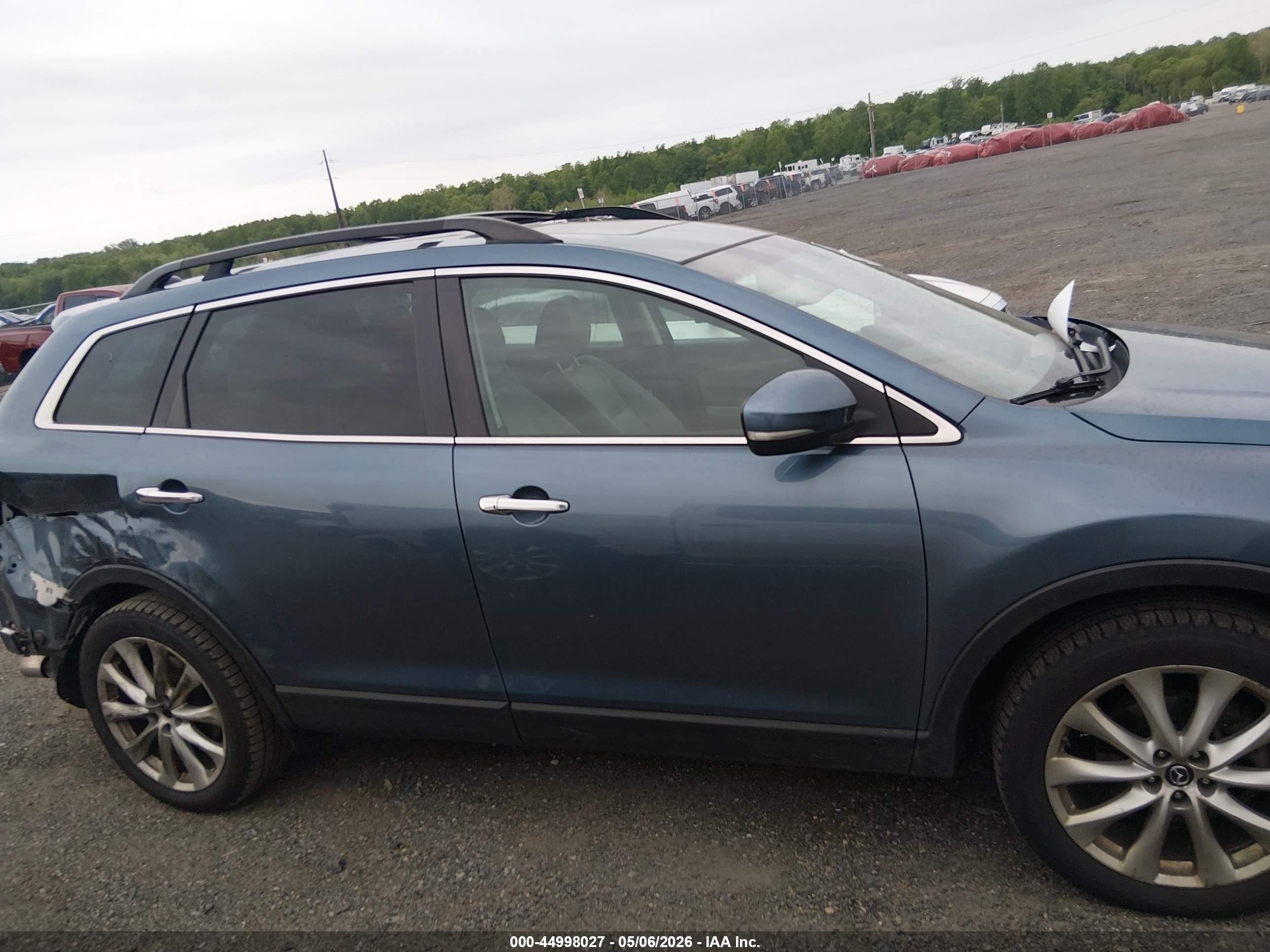 2014 Mazda Cx-9 Grand Touring Blue vin: JM3TB3DV9E0442577