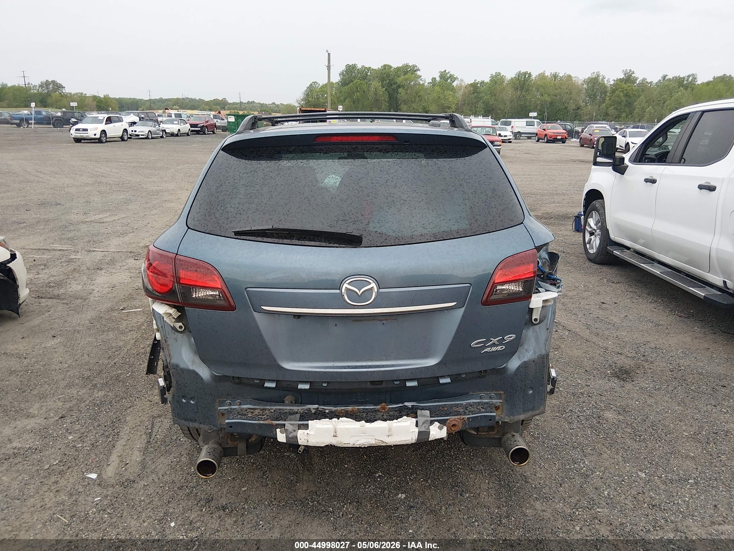2014 Mazda Cx-9 Grand Touring Blue vin: JM3TB3DV9E0442577