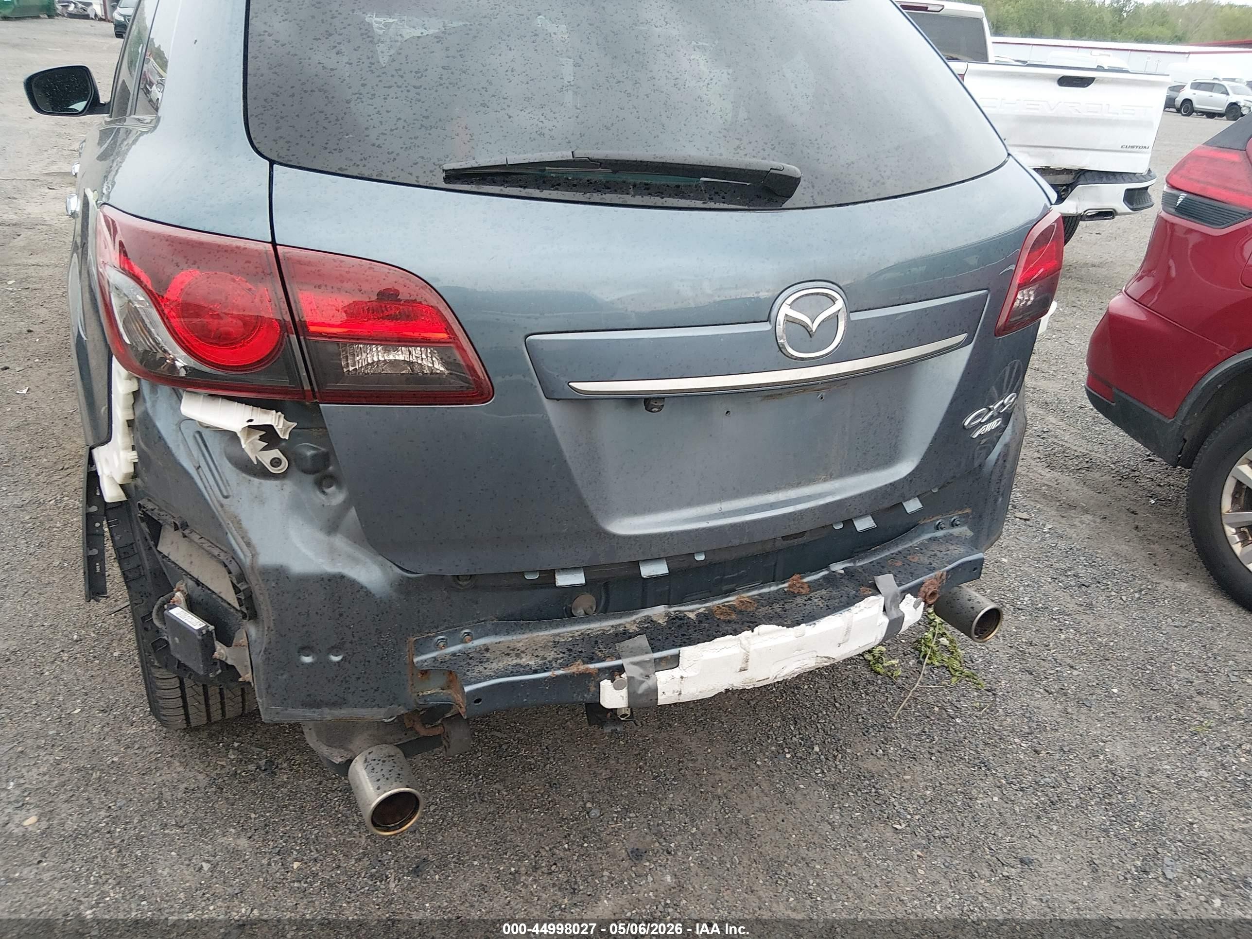 2014 Mazda Cx-9 Grand Touring Blue vin: JM3TB3DV9E0442577