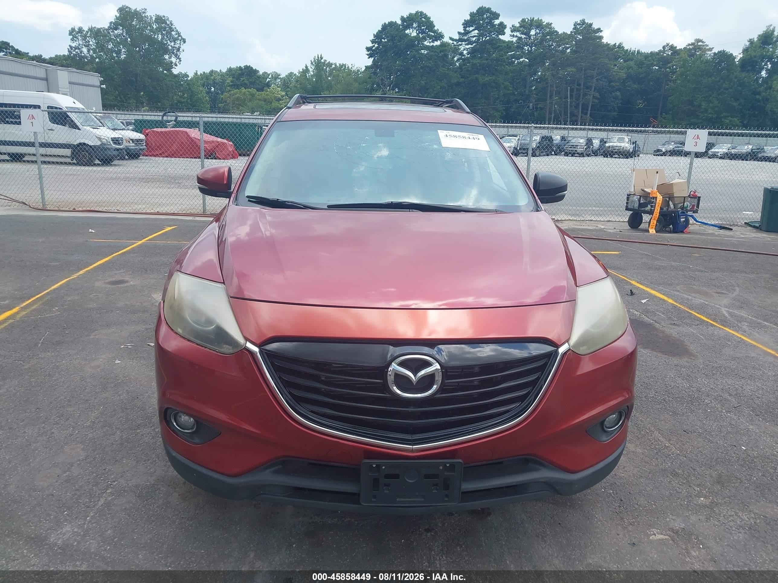 2015 Mazda Cx-9 Grand Touring Красный vin: JM3TB3DV9F0462393