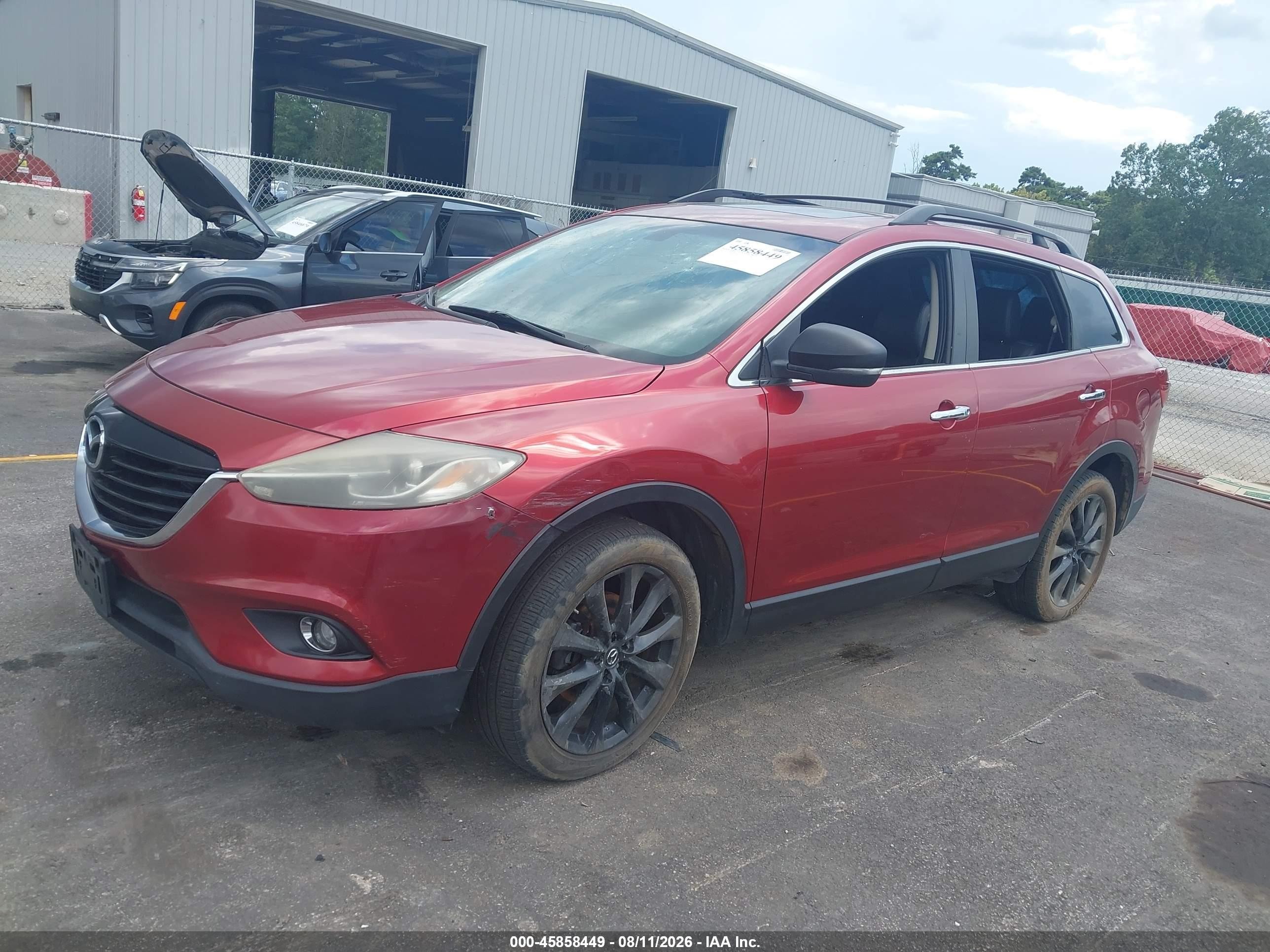 2015 Mazda Cx-9 Grand Touring Красный vin: JM3TB3DV9F0462393