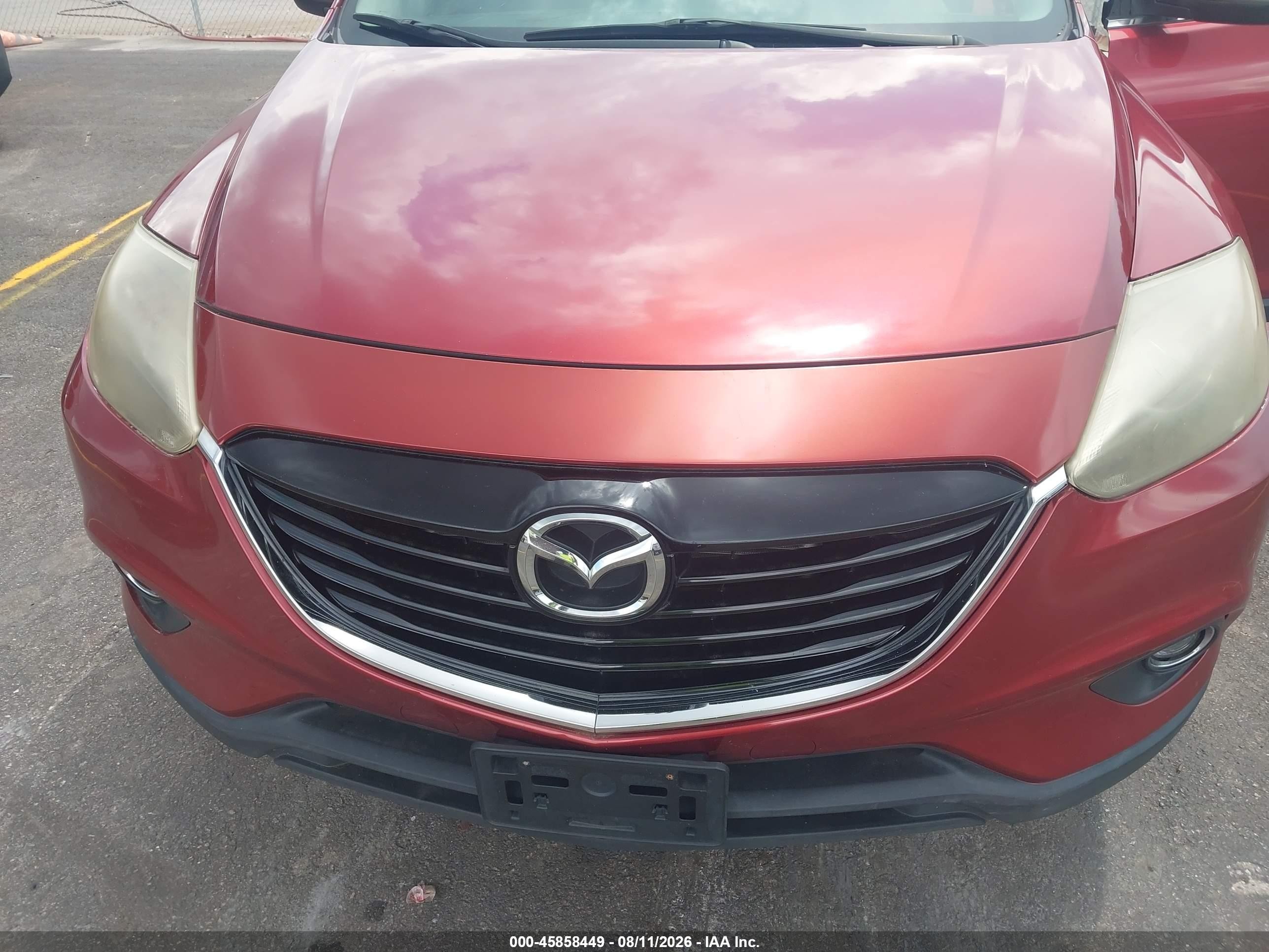 2015 Mazda Cx-9 Grand Touring Красный vin: JM3TB3DV9F0462393