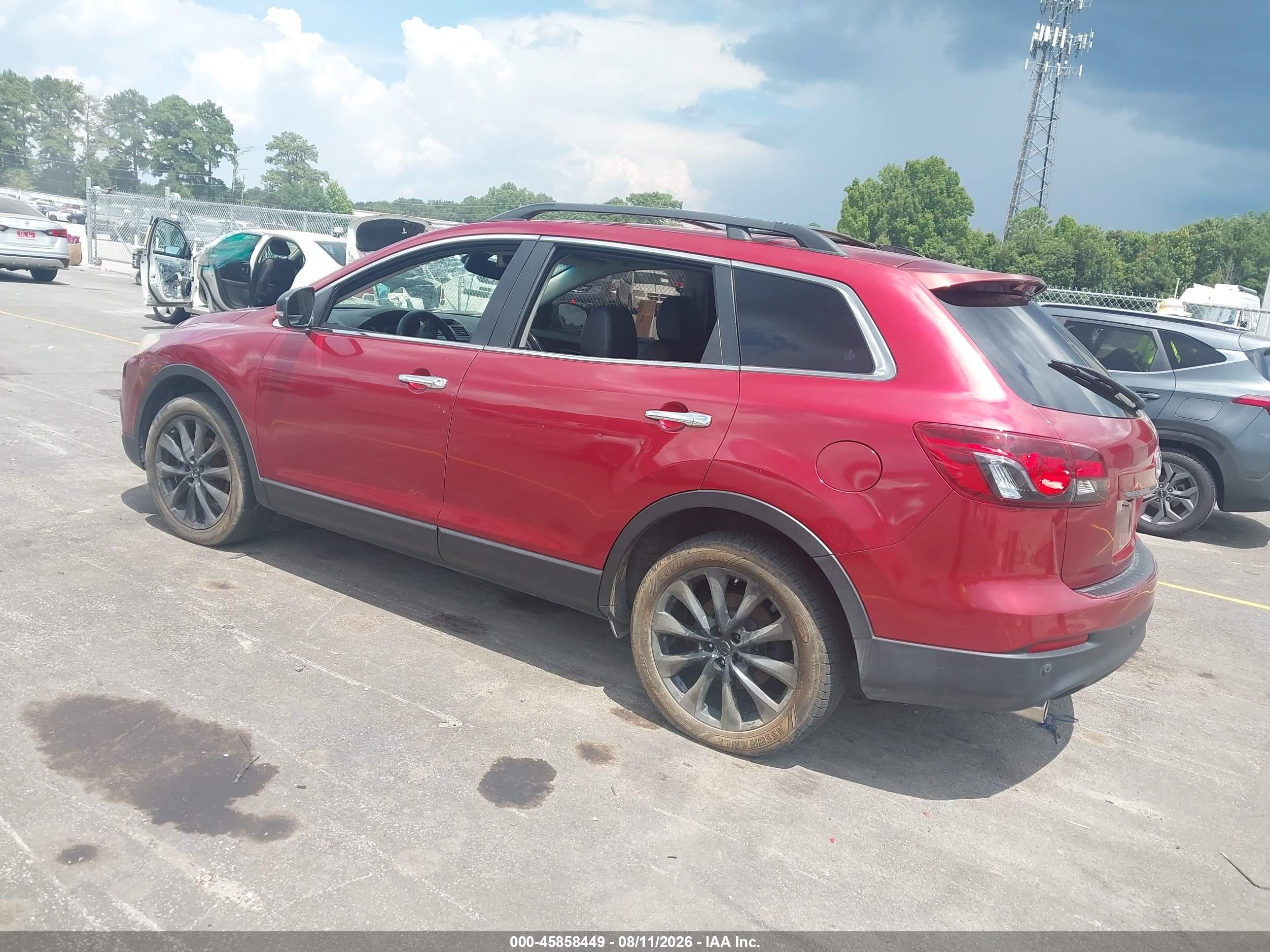 2015 Mazda Cx-9 Grand Touring Красный vin: JM3TB3DV9F0462393