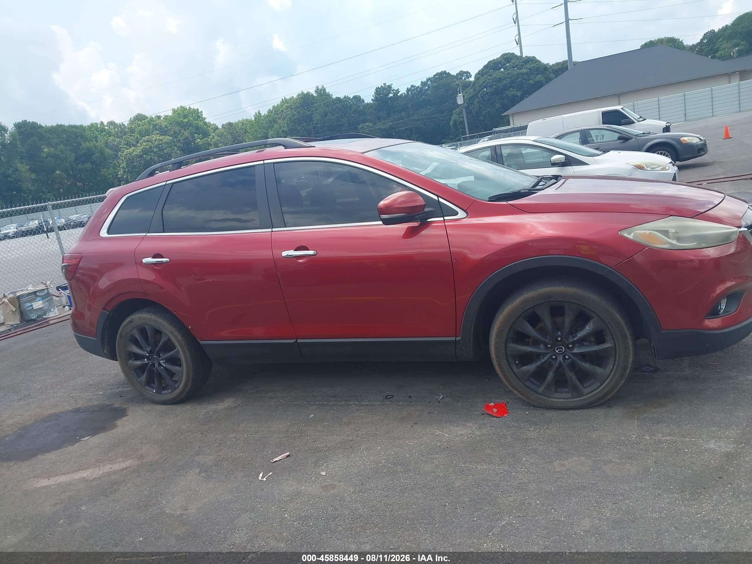 2015 Mazda Cx-9 Grand Touring Красный vin: JM3TB3DV9F0462393