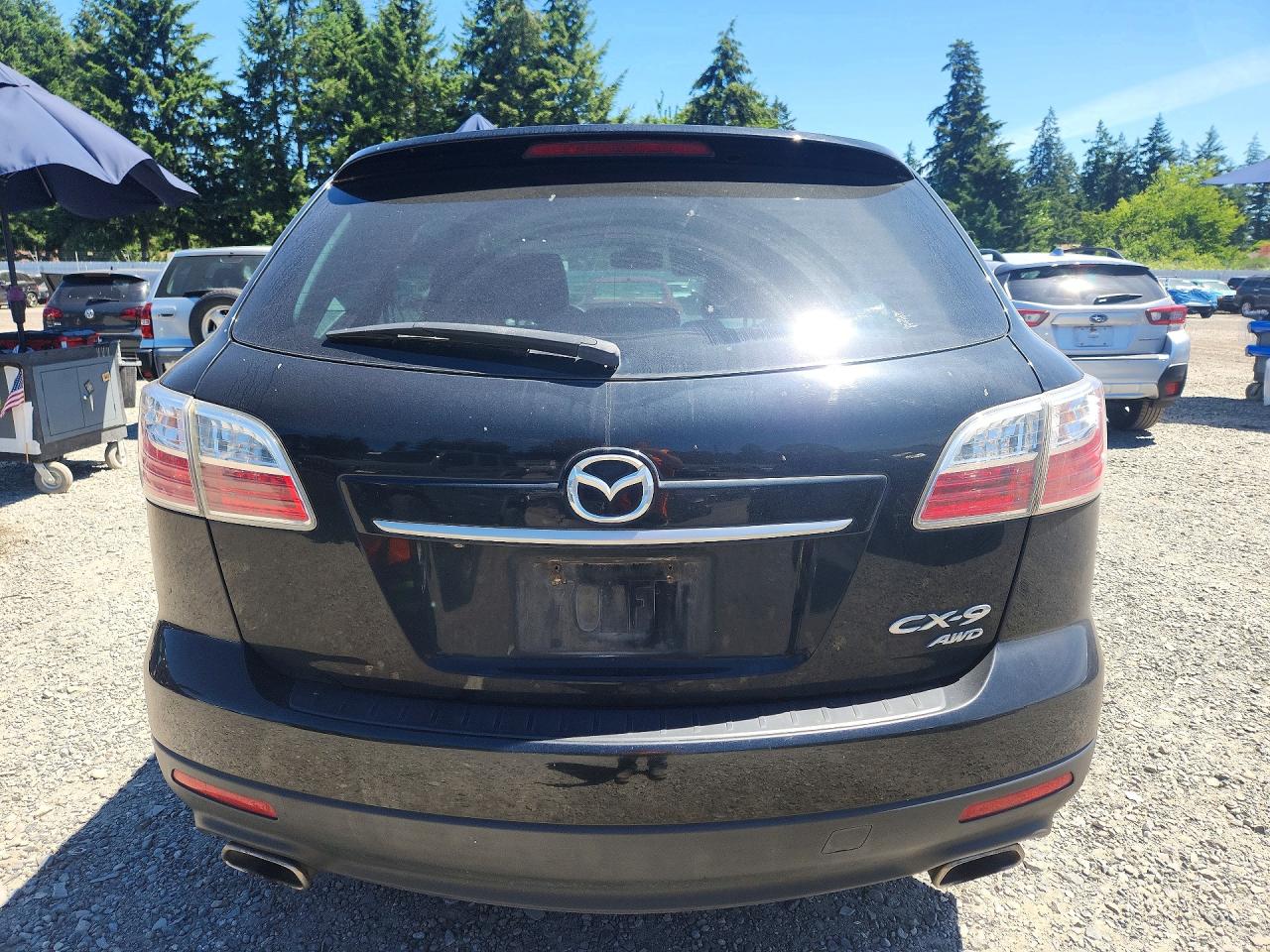 2011 Mazda Cx-9 Black vin: JM3TB3DVXB0308849