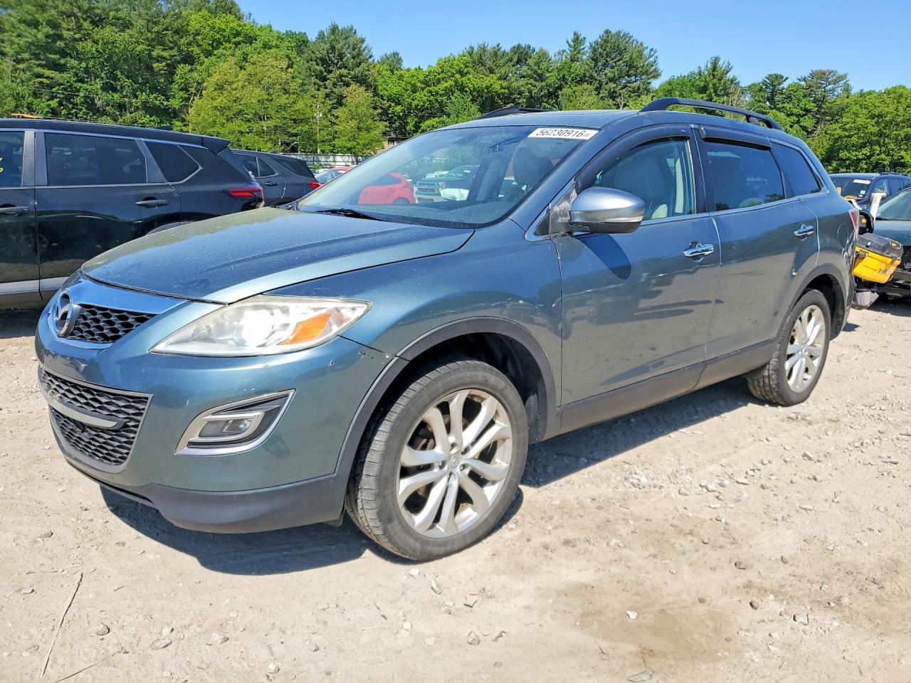 2012 Mazda Cx-9 Teal vin: JM3TB3DVXC0347958