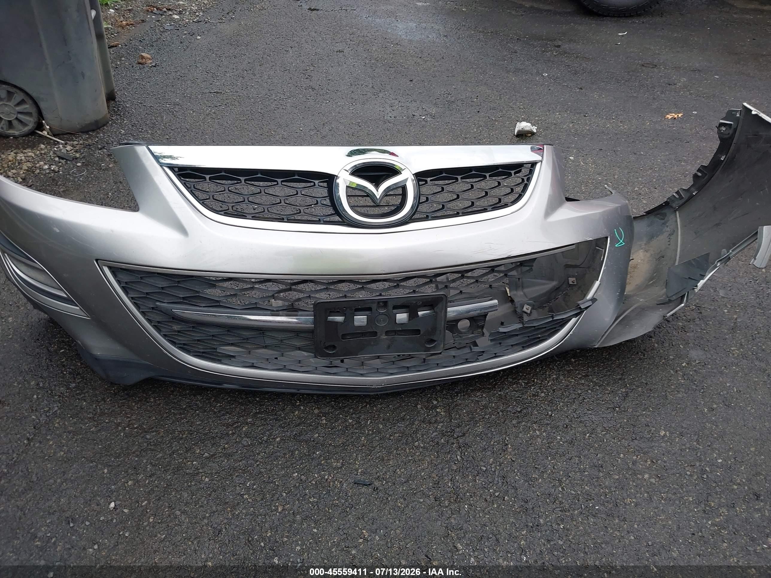 2012 Mazda Cx-9 Grand Touring Silver vin: JM3TB3DVXC0358393