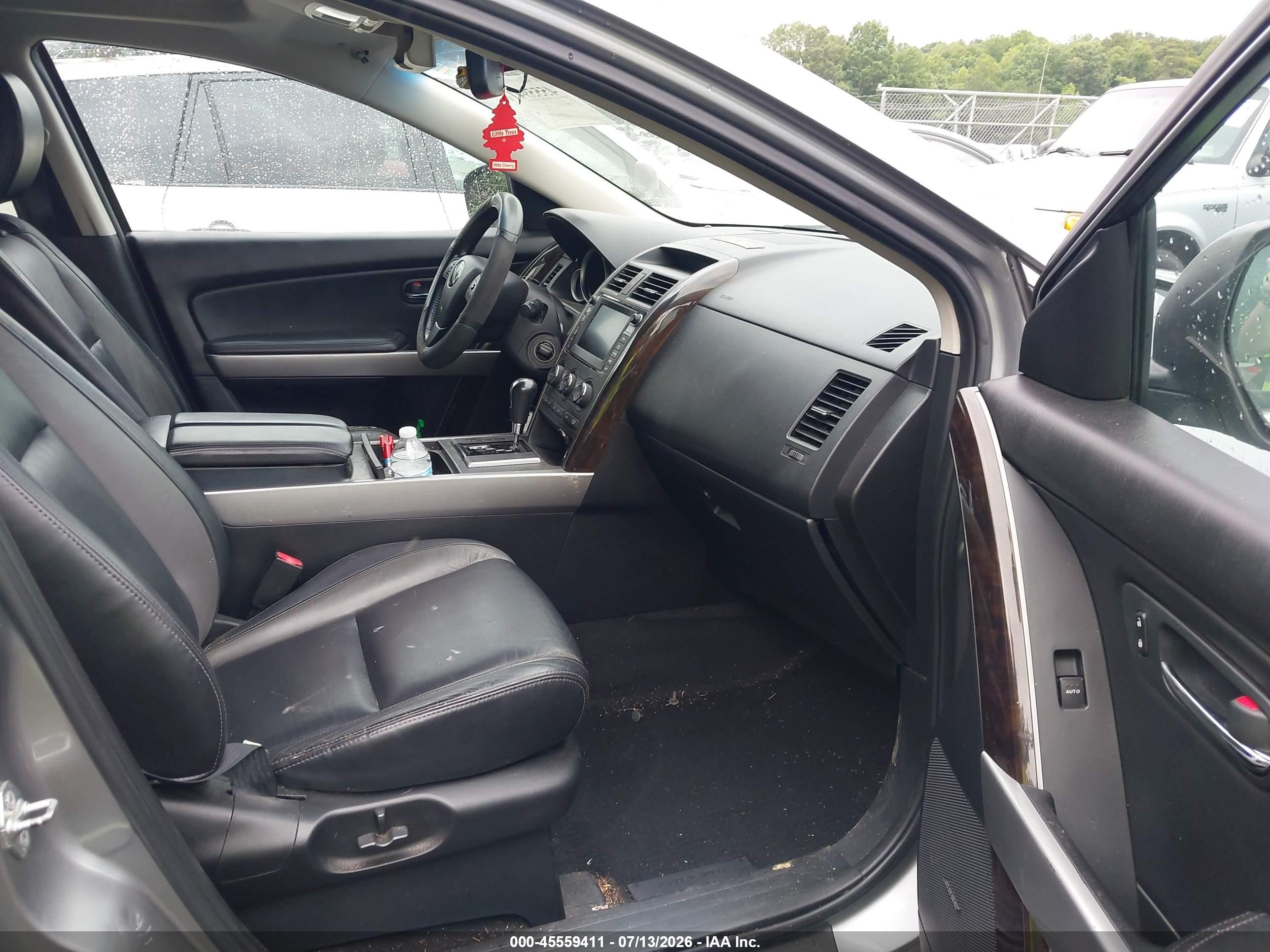2012 Mazda Cx-9 Grand Touring Silver vin: JM3TB3DVXC0358393