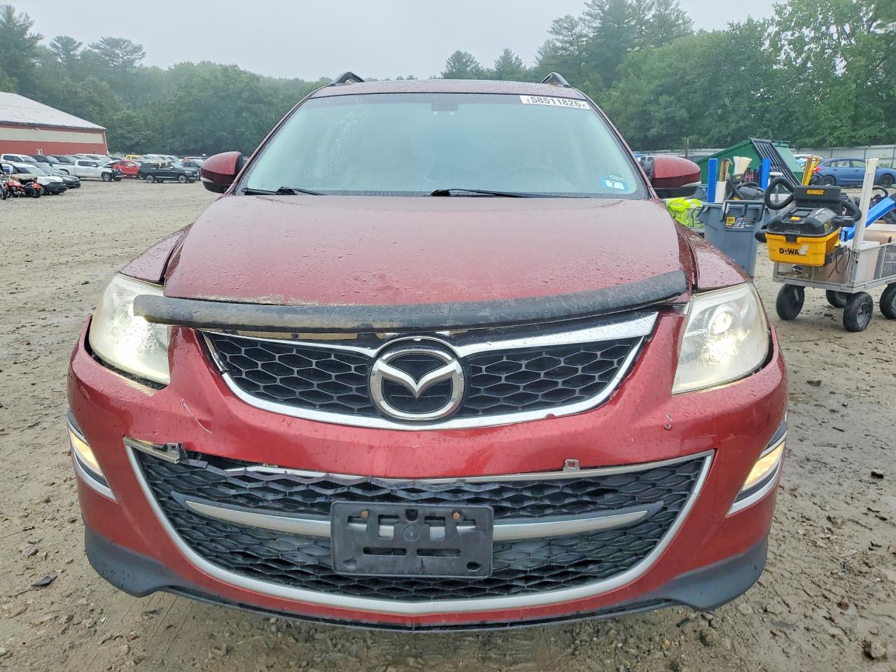 2012 Mazda Cx-9 Red vin: JM3TB3DVXC0363514