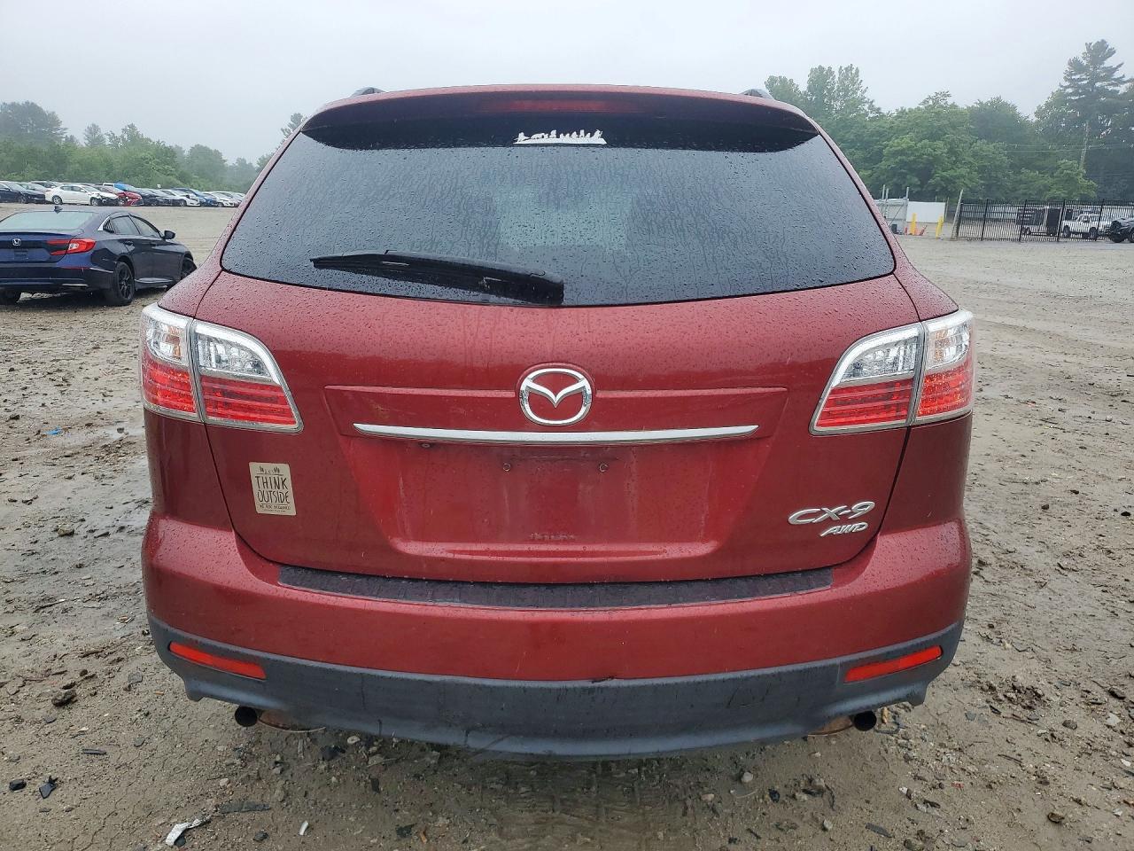 2012 Mazda Cx-9 Red vin: JM3TB3DVXC0363514