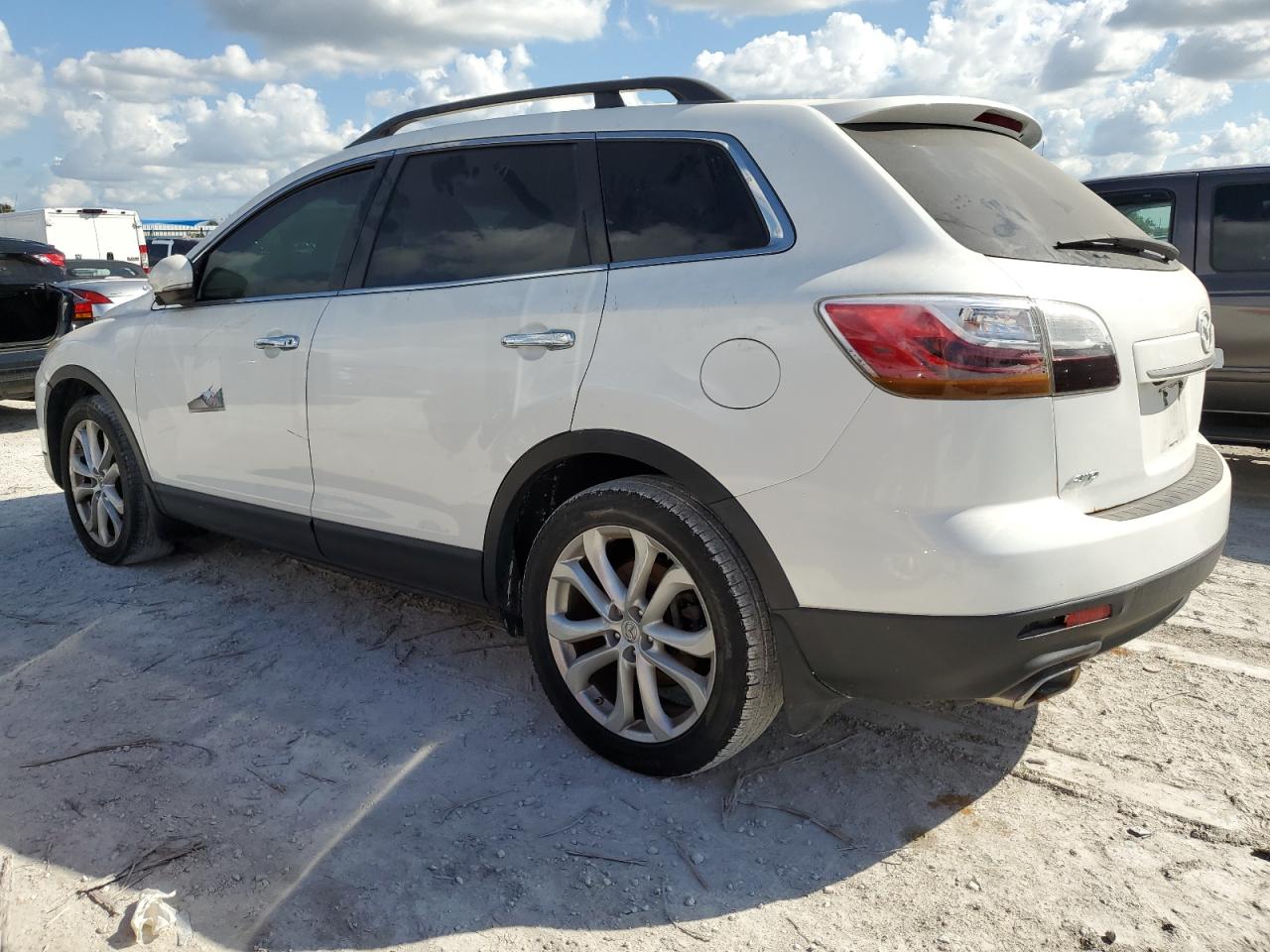 2012 Mazda Cx-9 White vin: JM3TB3DVXC0364047