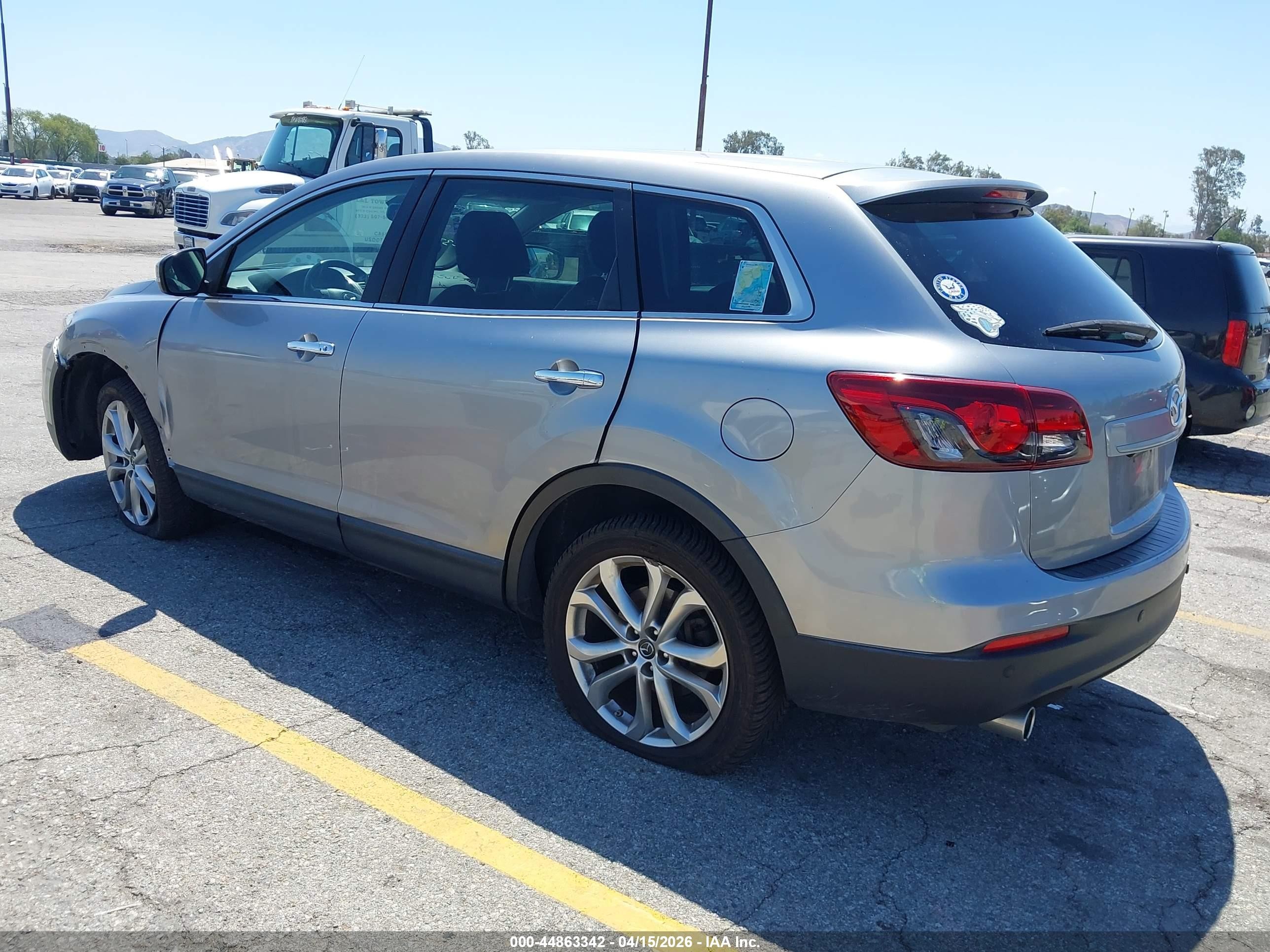 2013 Mazda Cx-9 Grand Touring Gray vin: JM3TB3DVXD0408033