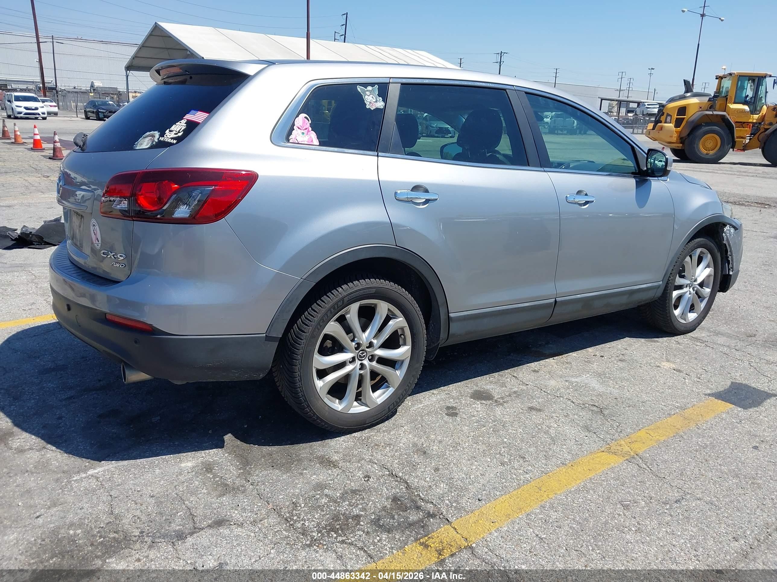 2013 Mazda Cx-9 Grand Touring Gray vin: JM3TB3DVXD0408033