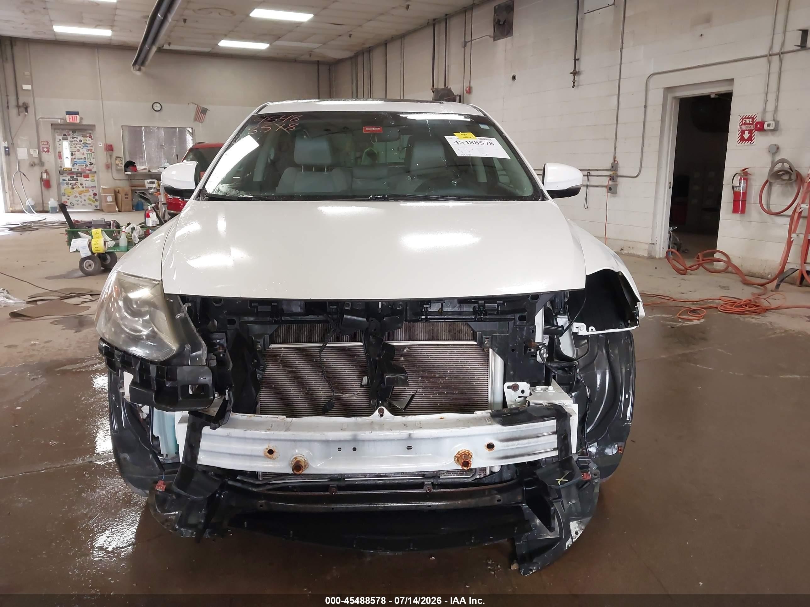 2013 Mazda Cx-9 Grand Touring White vin: JM3TB3DVXD0418223