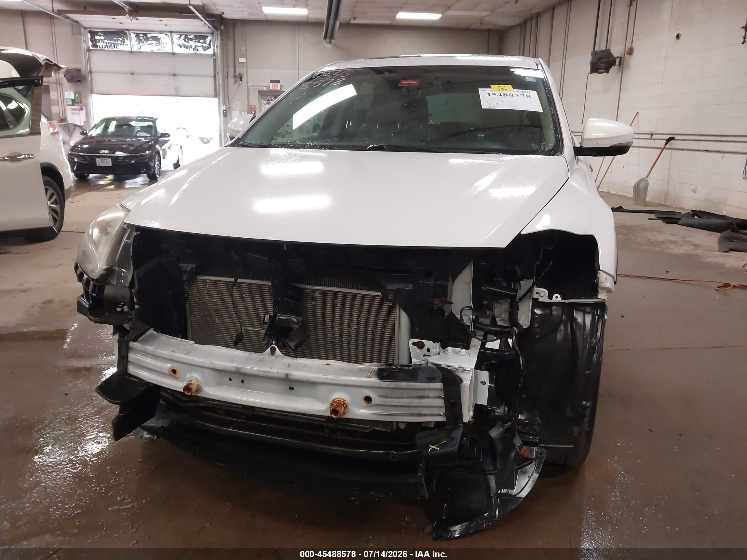 2013 Mazda Cx-9 Grand Touring White vin: JM3TB3DVXD0418223