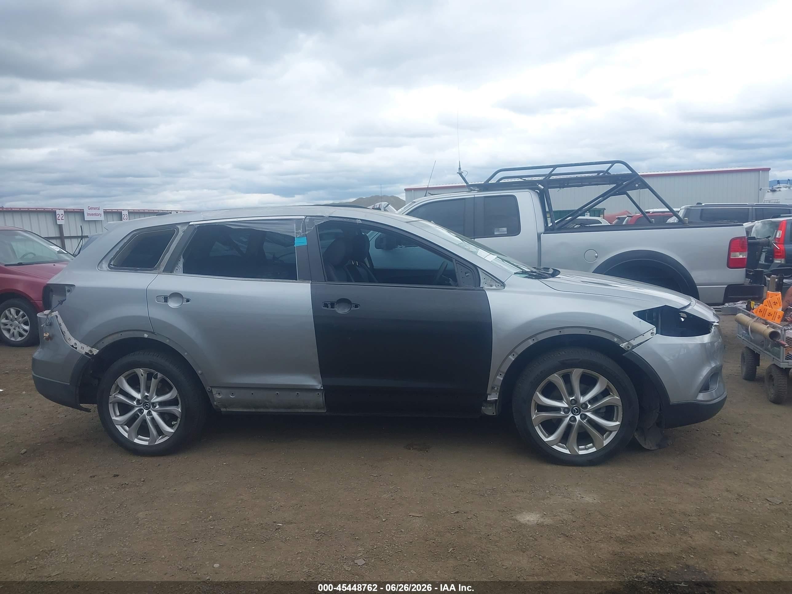 2013 Mazda Cx-9 Grand Touring Gray vin: JM3TB3DVXD0423387