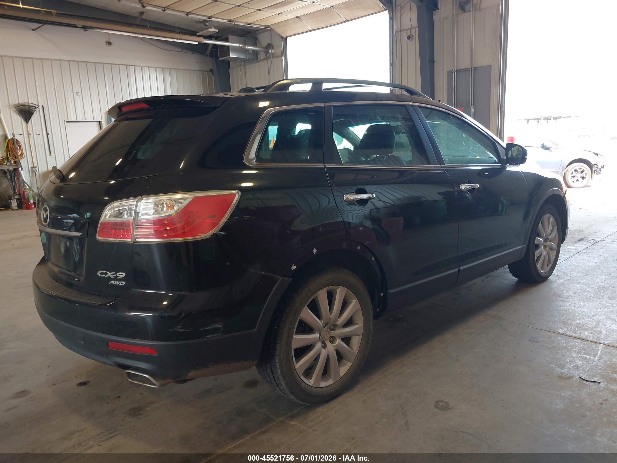 2010 Mazda Cx-9 Grand Touring Черный vin: JM3TB3MA0A0208349