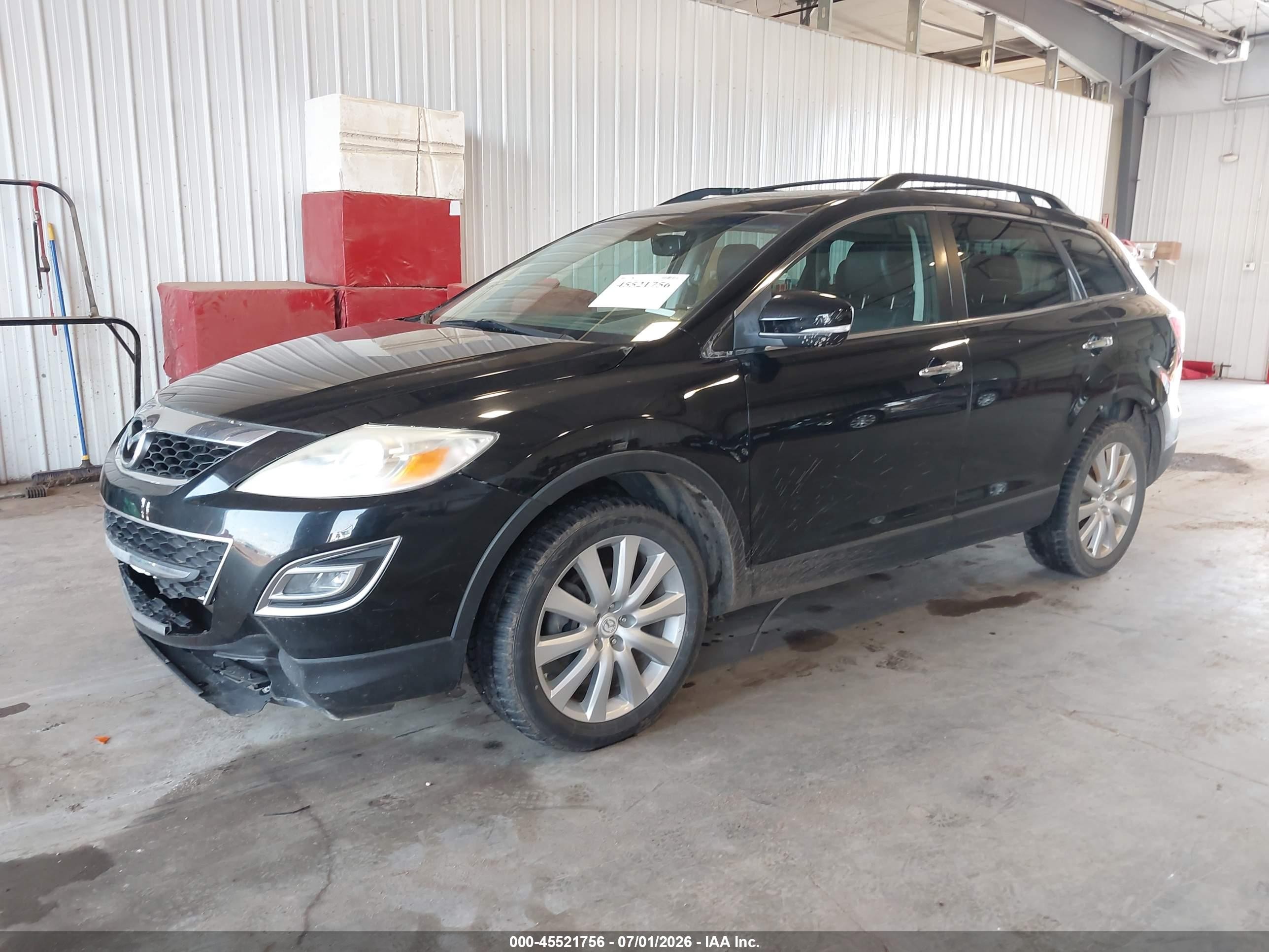 2010 Mazda Cx-9 Grand Touring Черный vin: JM3TB3MA0A0208349