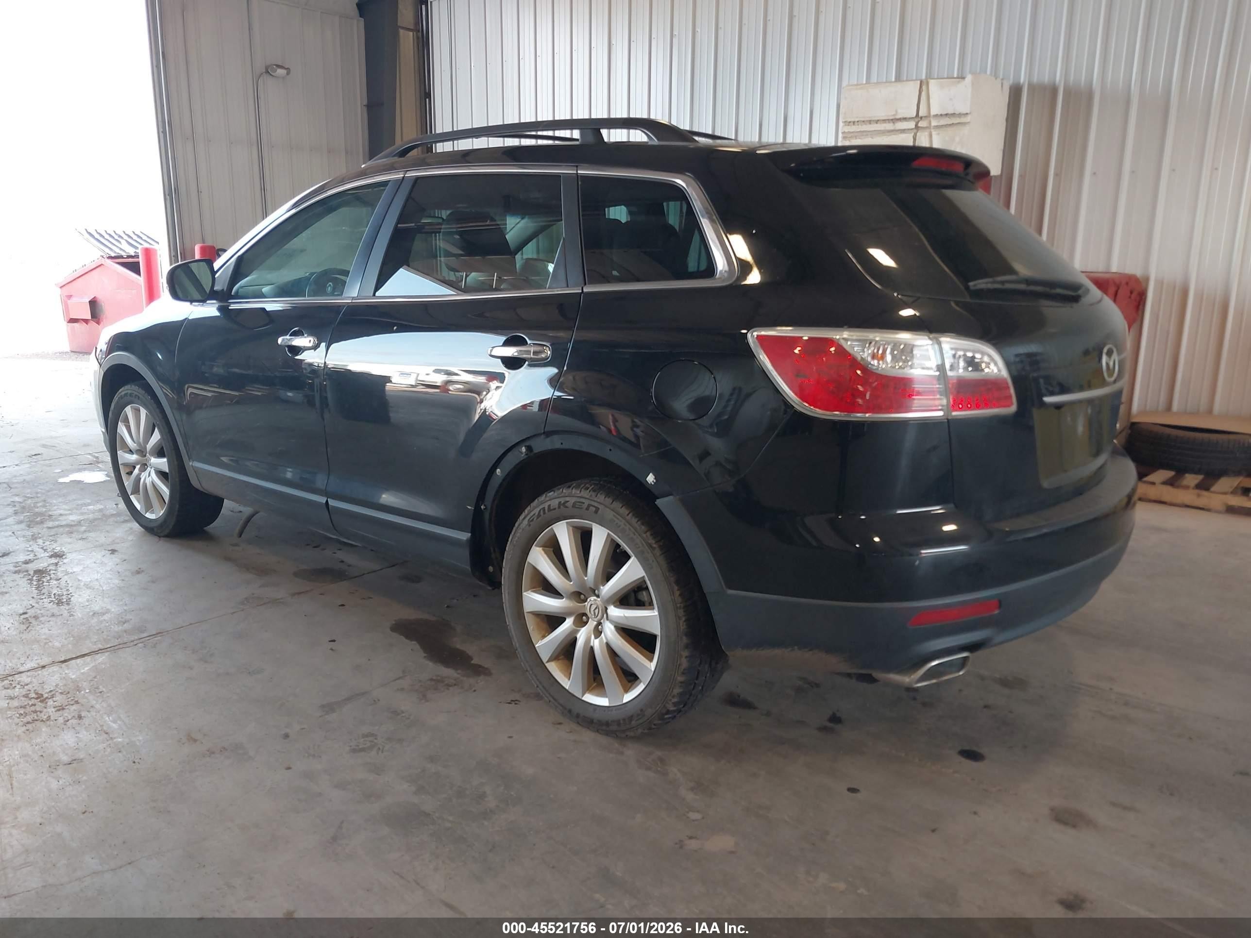 2010 Mazda Cx-9 Grand Touring Черный vin: JM3TB3MA0A0208349
