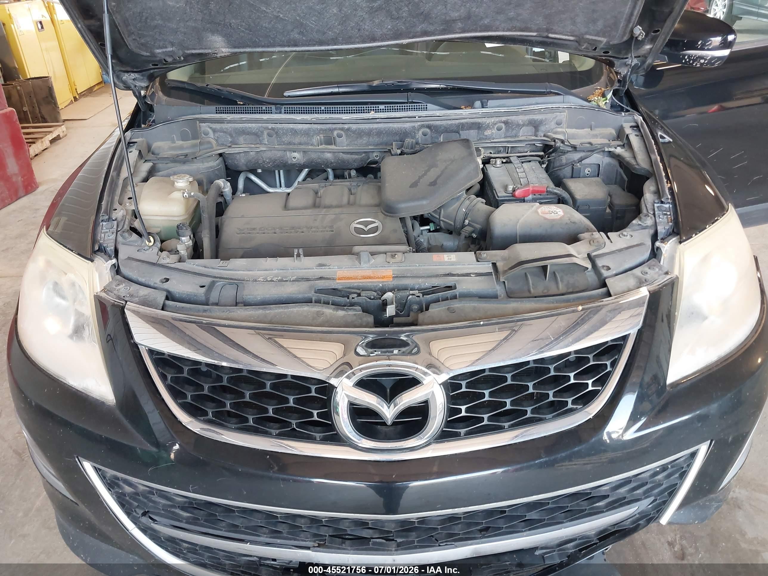 2010 Mazda Cx-9 Grand Touring Черный vin: JM3TB3MA0A0208349
