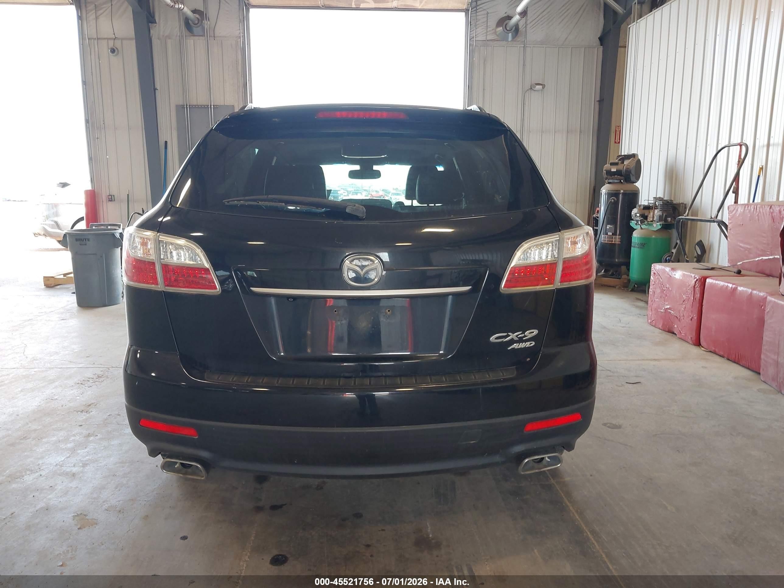 2010 Mazda Cx-9 Grand Touring Черный vin: JM3TB3MA0A0208349