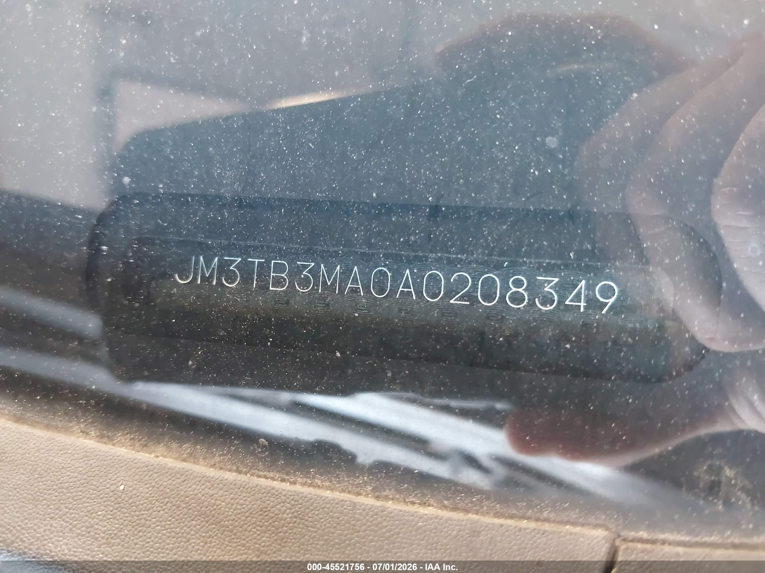 2010 Mazda Cx-9 Grand Touring Черный vin: JM3TB3MA0A0208349