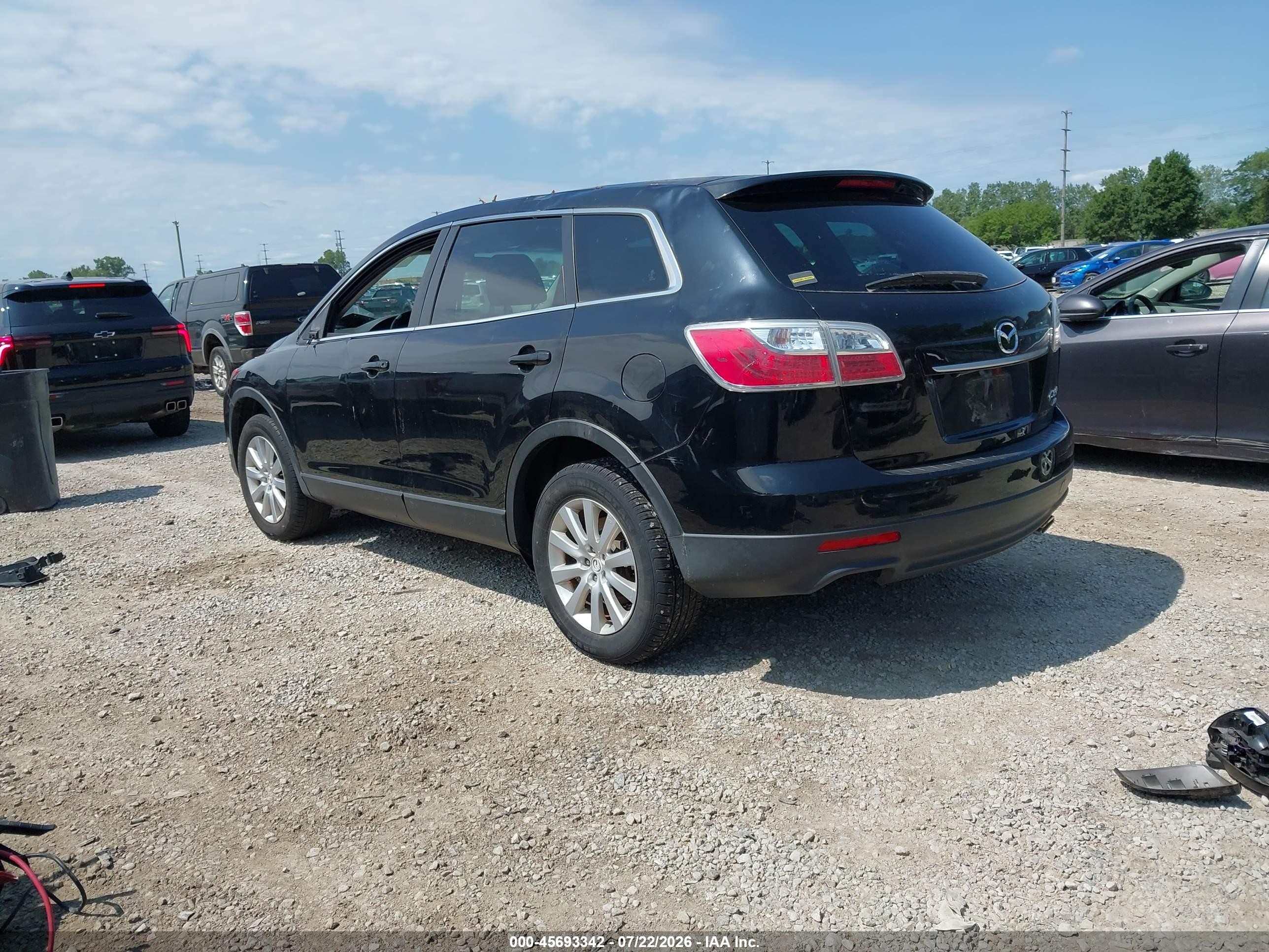 2010 Mazda Cx-9 Touring Черный vin: JM3TB3MA0A0211302