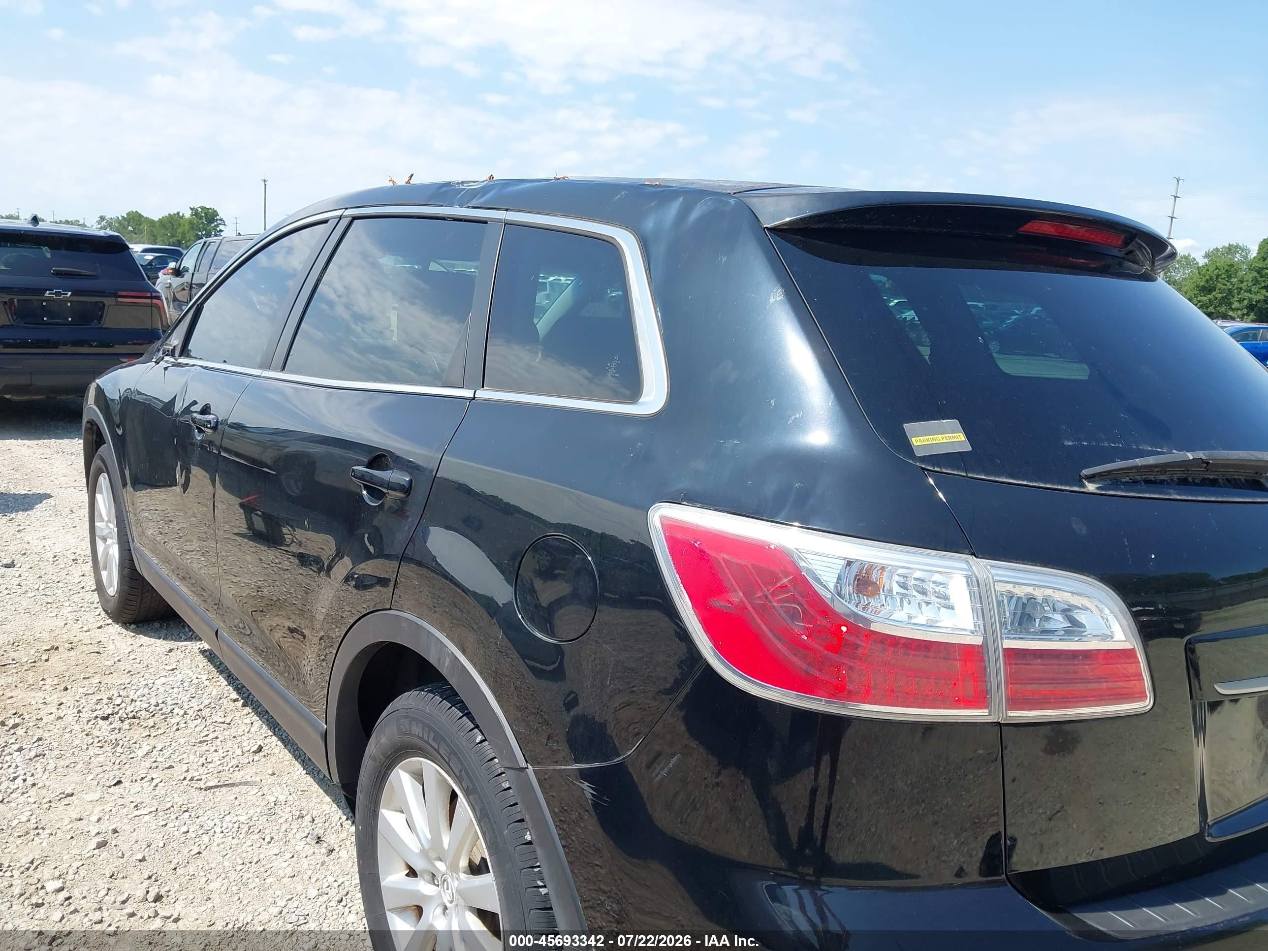 2010 Mazda Cx-9 Touring Черный vin: JM3TB3MA0A0211302