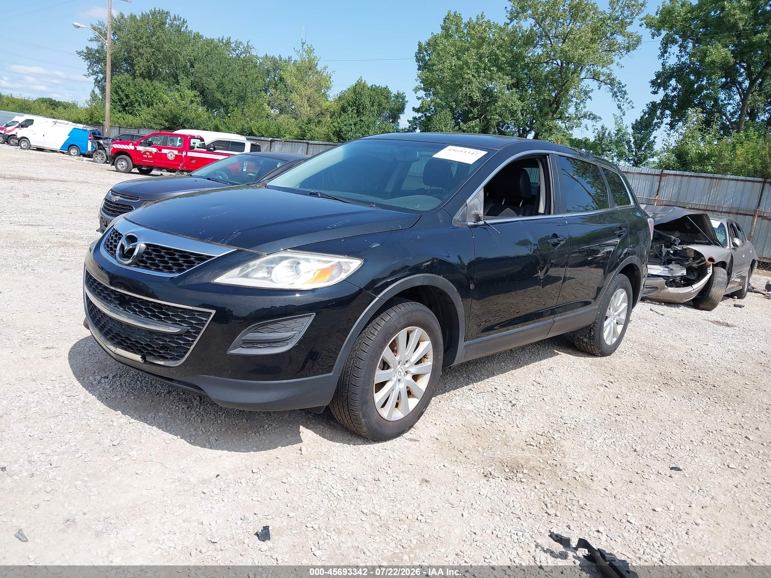 2010 Mazda Cx-9 Touring Черный vin: JM3TB3MA0A0211302