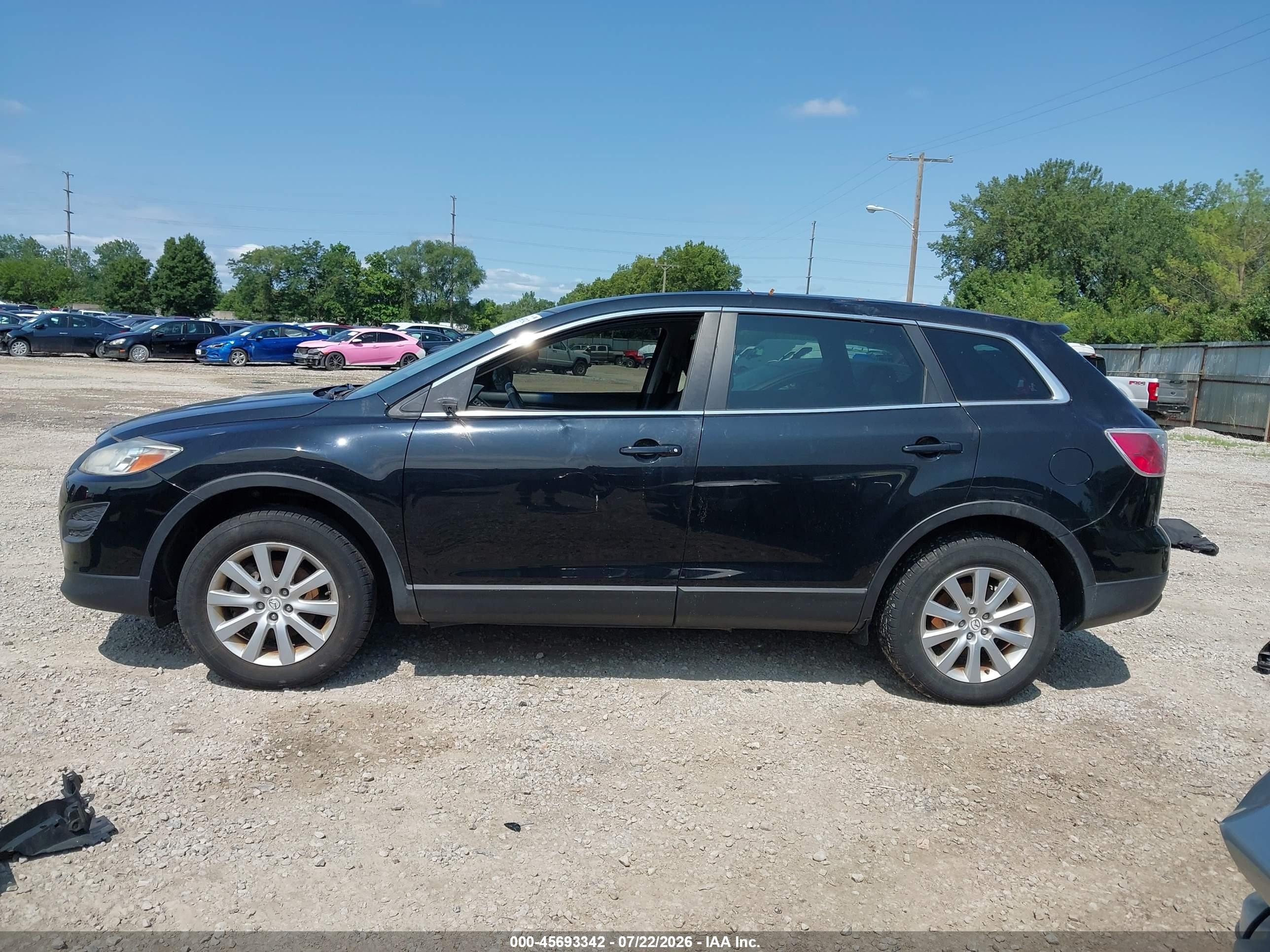 2010 Mazda Cx-9 Touring Черный vin: JM3TB3MA0A0211302