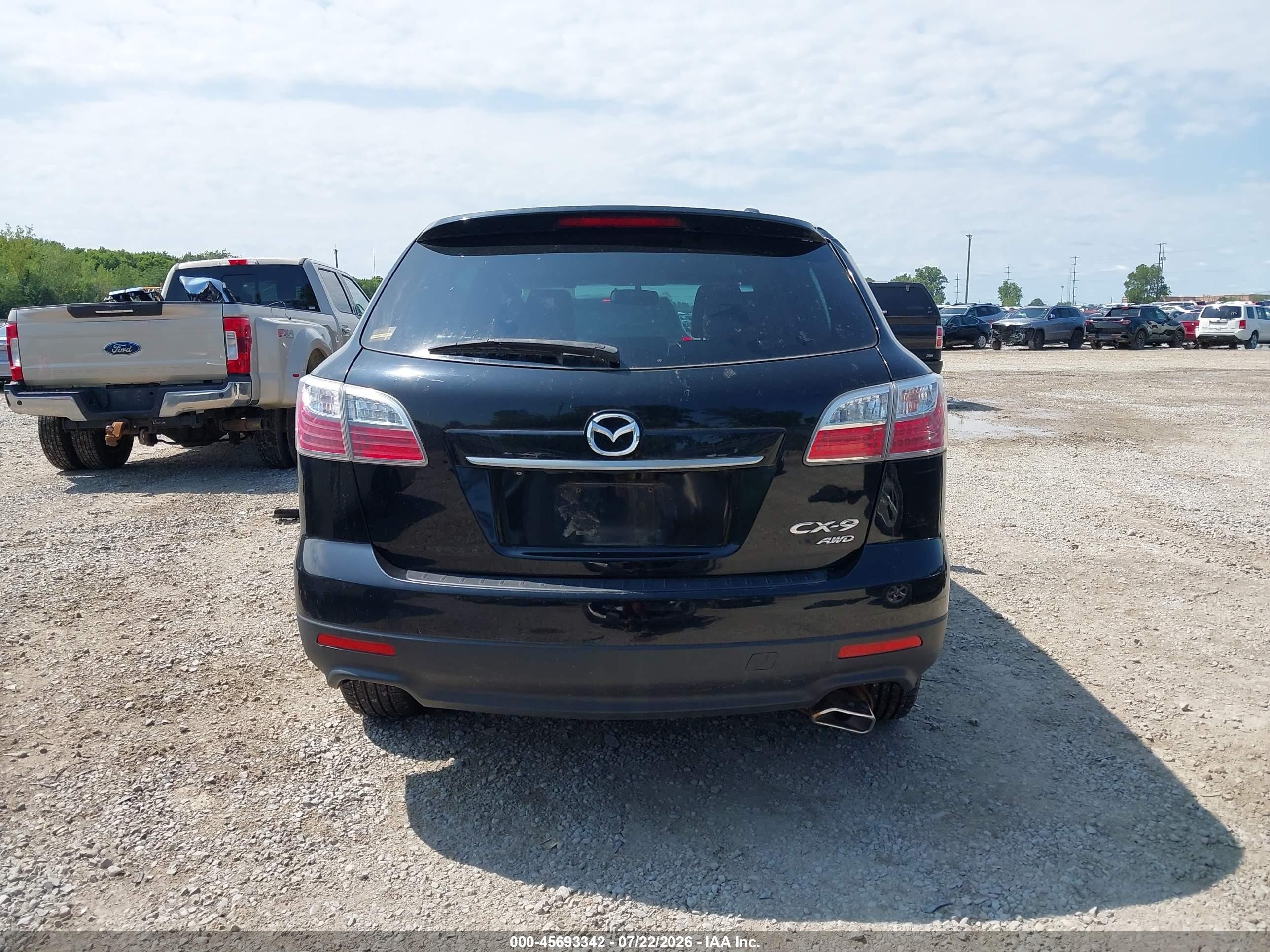 2010 Mazda Cx-9 Touring Черный vin: JM3TB3MA0A0211302
