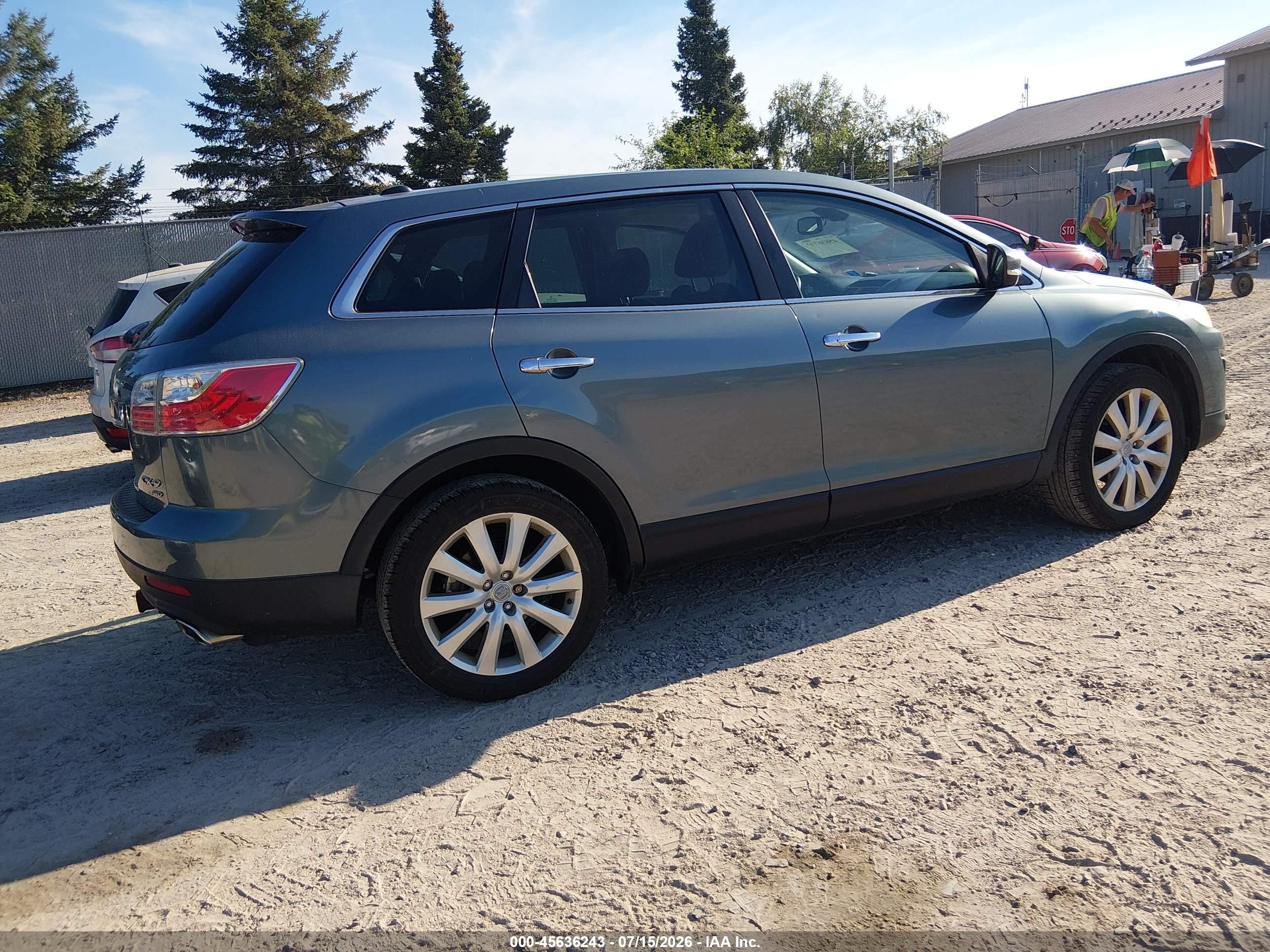 2010 Mazda Cx-9 Grand Touring Синий vin: JM3TB3MA1A0207341