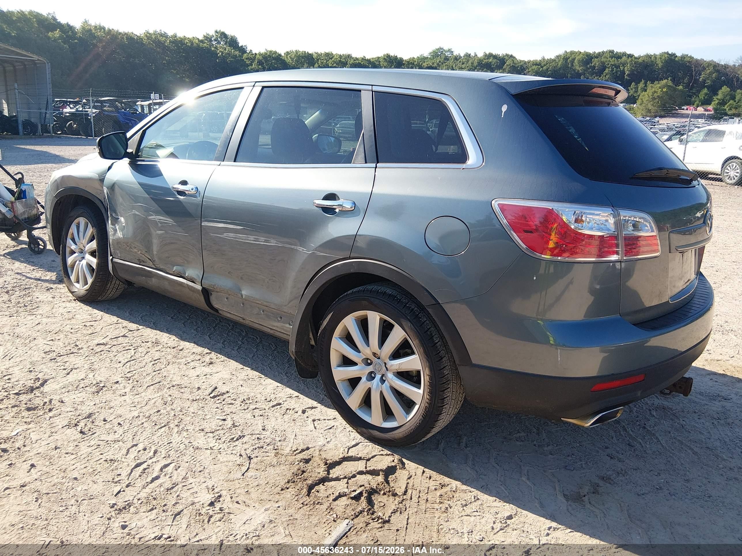 2010 Mazda Cx-9 Grand Touring Синий vin: JM3TB3MA1A0207341