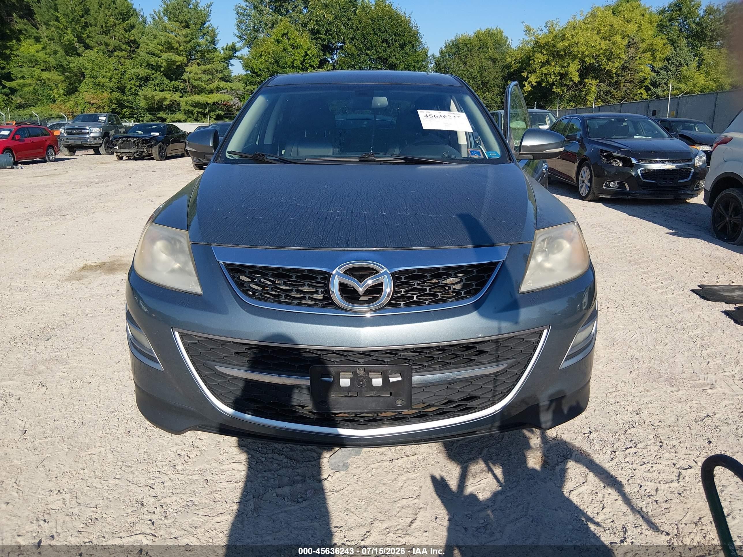 2010 Mazda Cx-9 Grand Touring Синий vin: JM3TB3MA1A0207341
