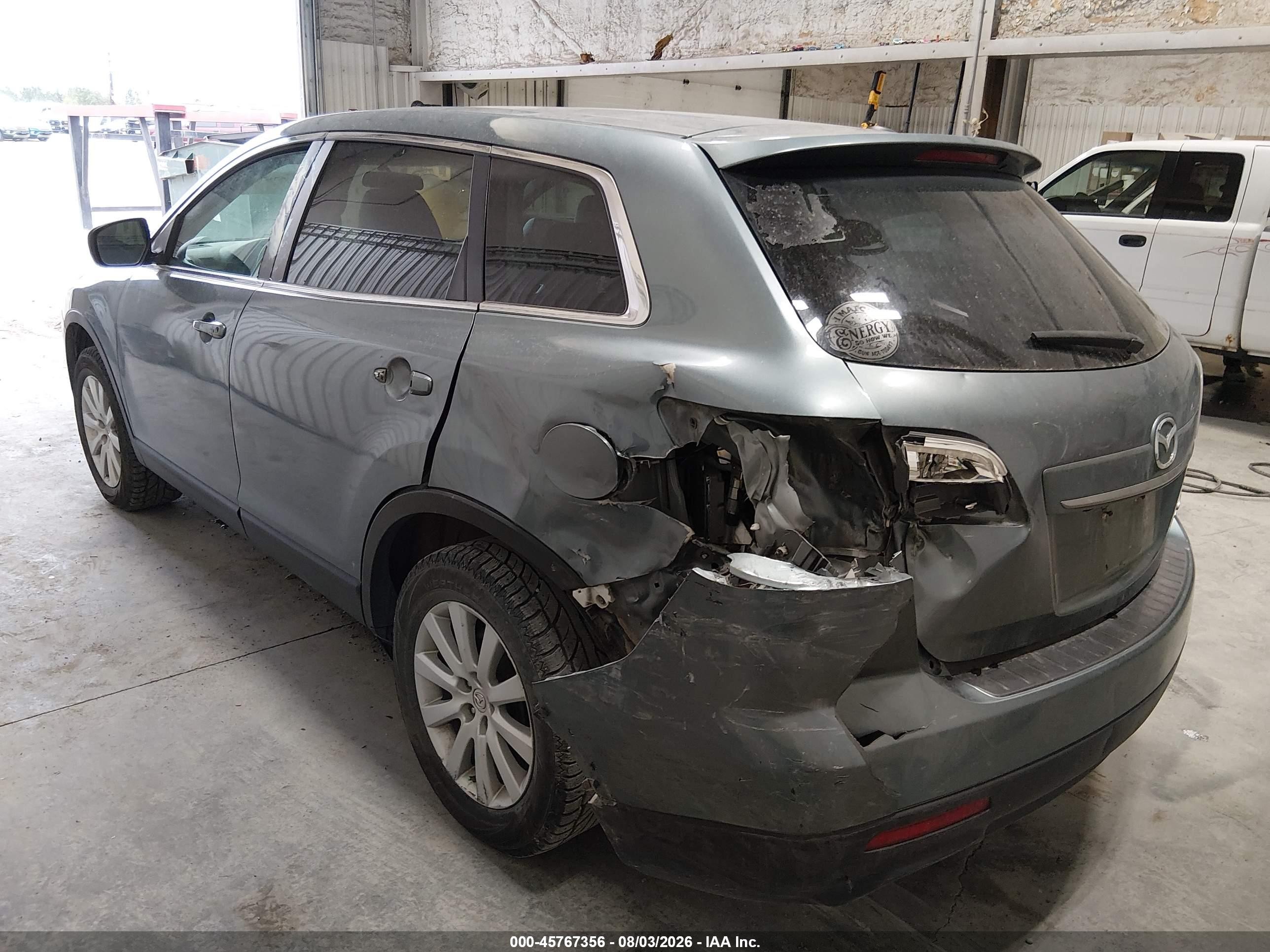 2010 Mazda Cx-9 Touring Turquoise vin: JM3TB3MA2A0225802