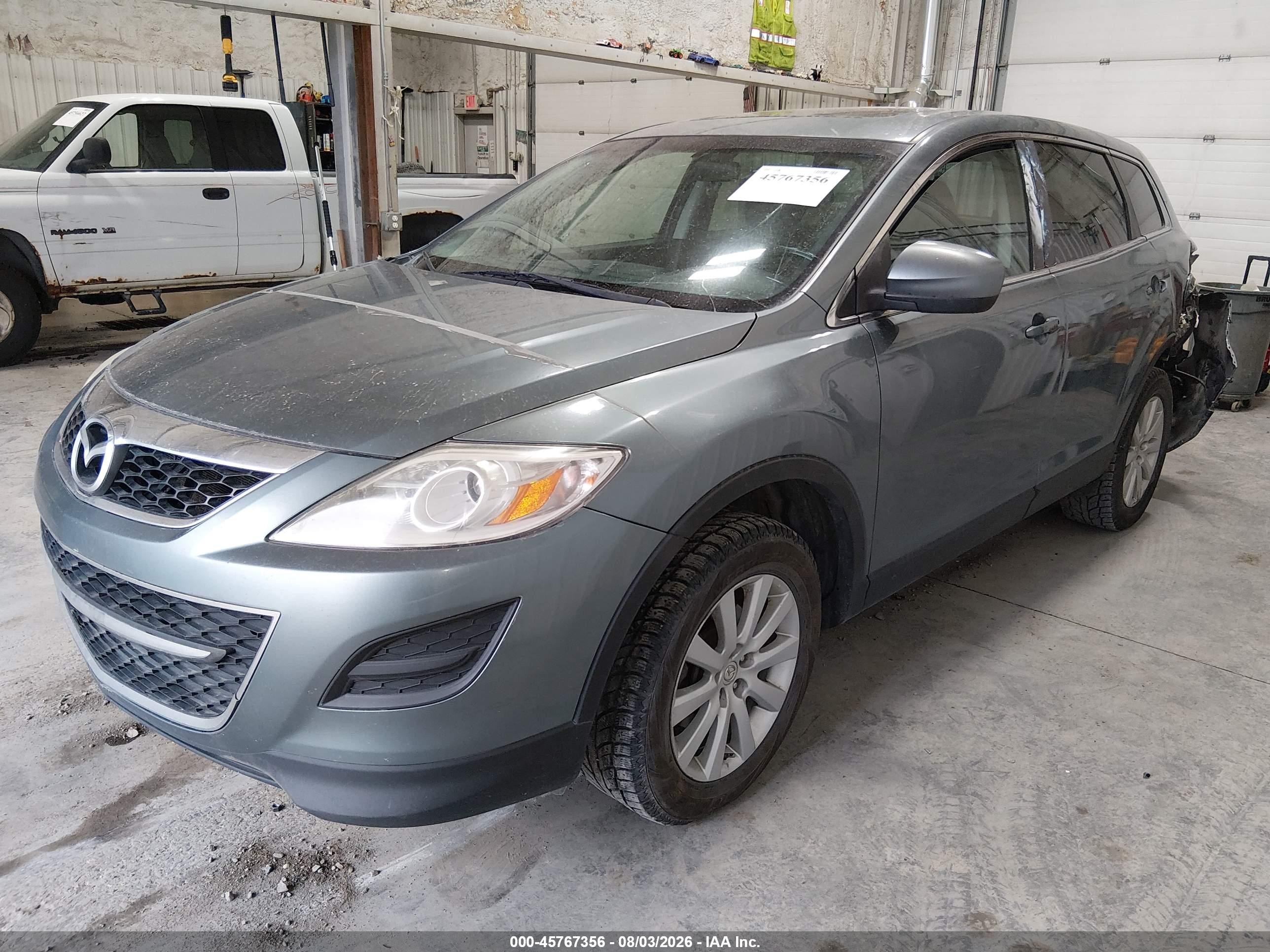 2010 Mazda Cx-9 Touring Turquoise vin: JM3TB3MA2A0225802