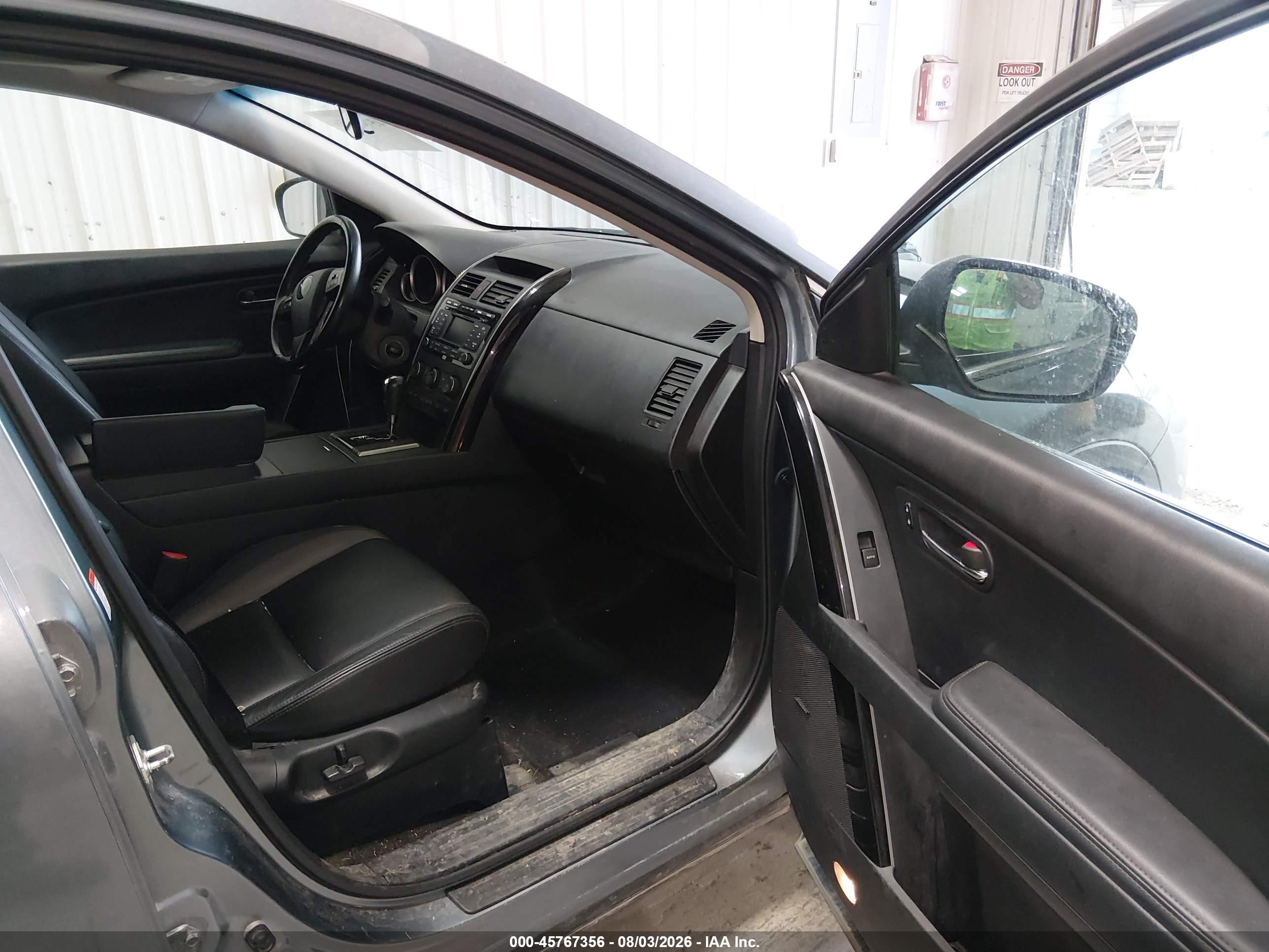 2010 Mazda Cx-9 Touring Turquoise vin: JM3TB3MA2A0225802