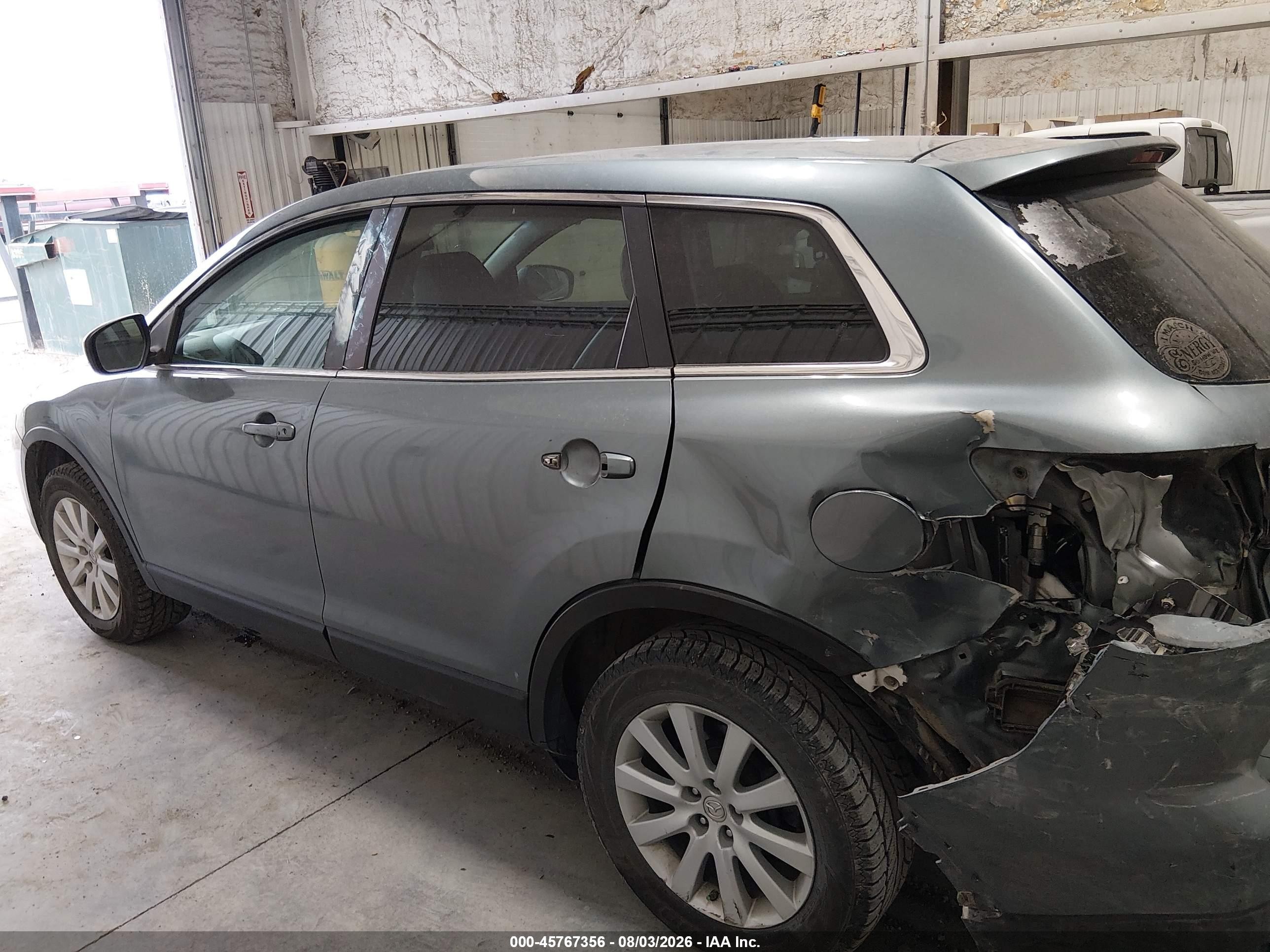 2010 Mazda Cx-9 Touring Turquoise vin: JM3TB3MA2A0225802