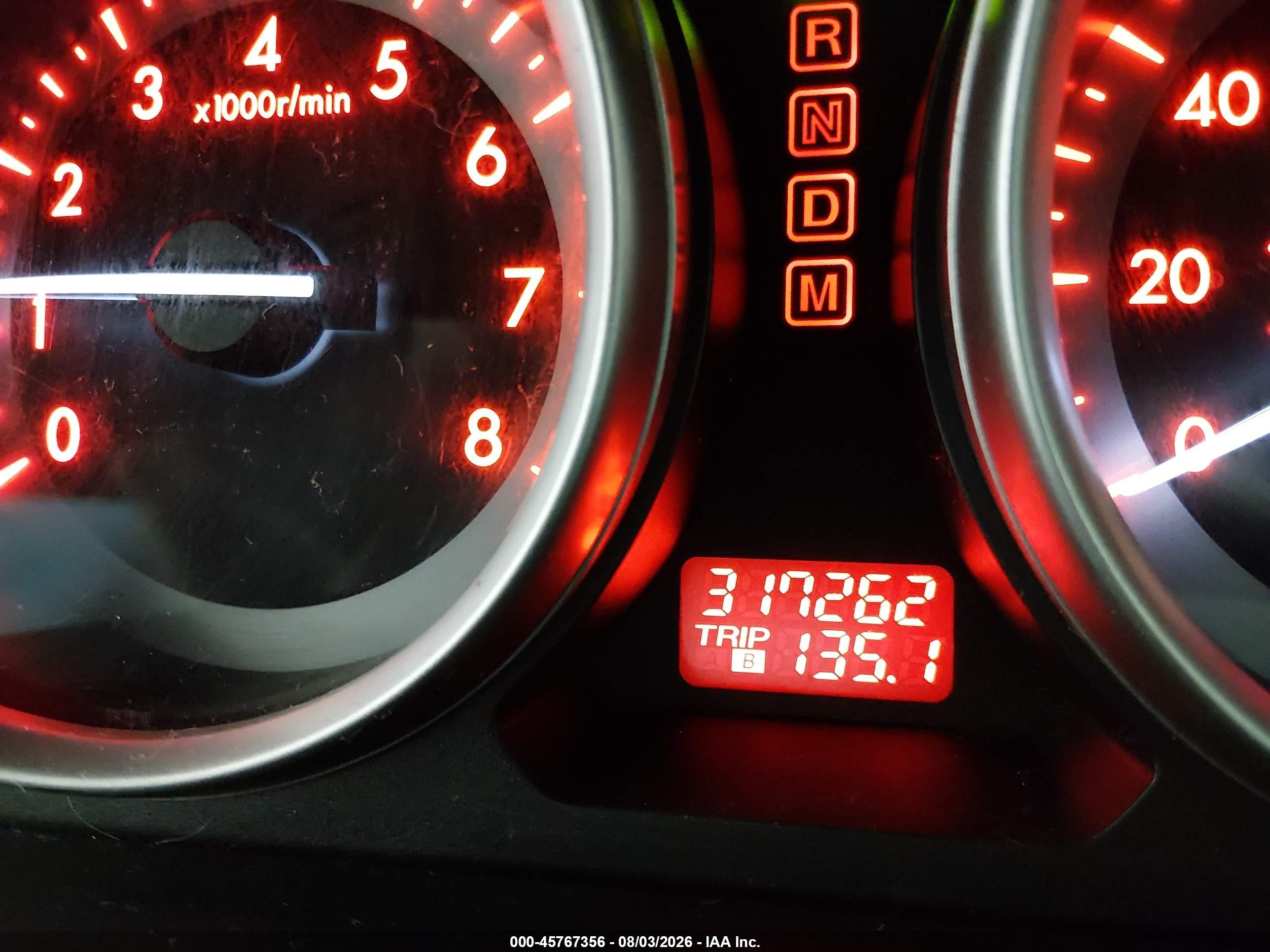 2010 Mazda Cx-9 Touring Turquoise vin: JM3TB3MA2A0225802