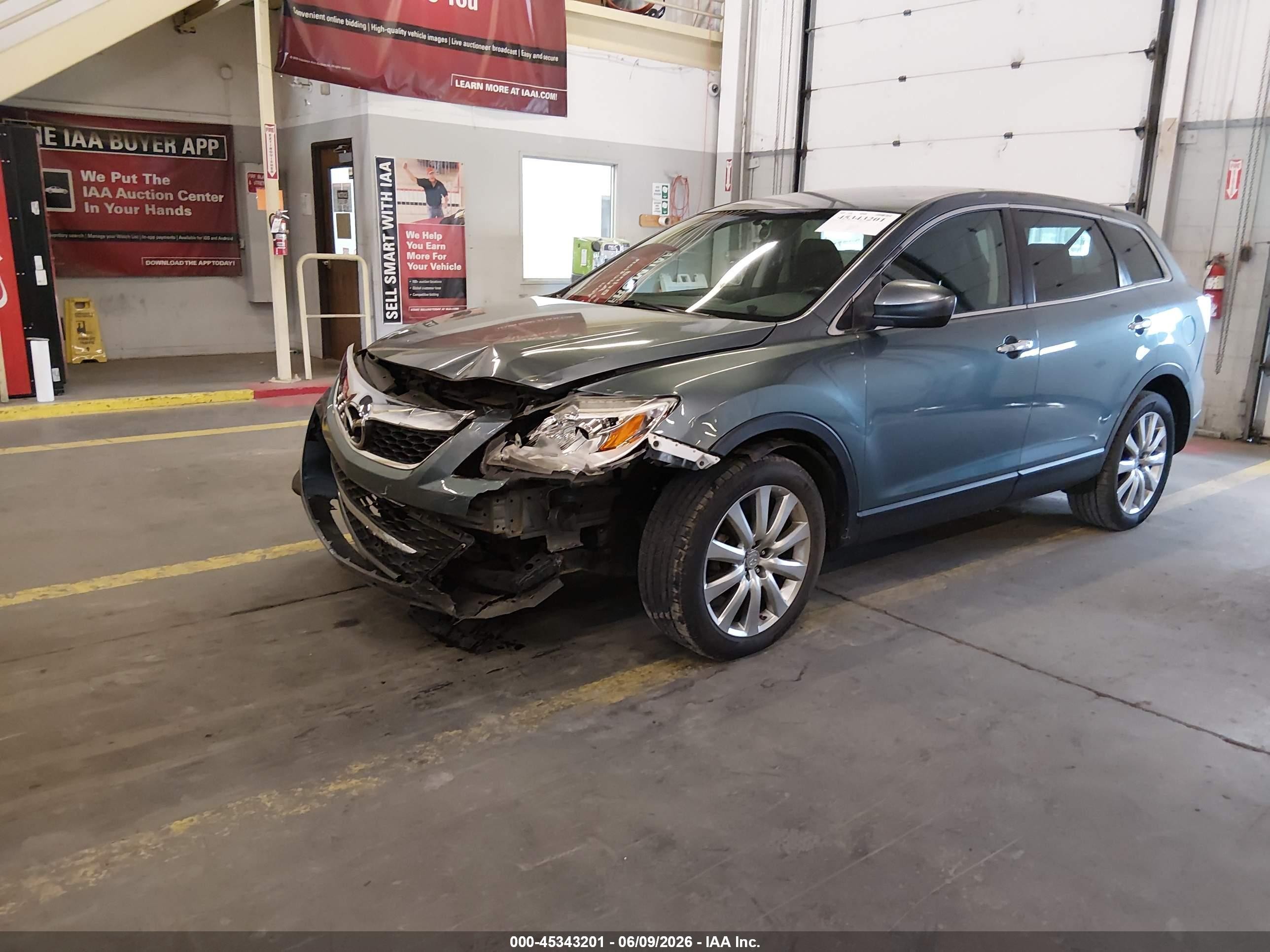2010 Mazda Cx-9 Sport Blue vin: JM3TB3MA3A0201475