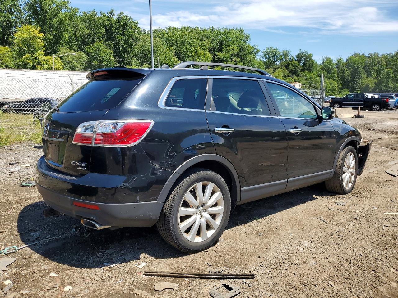 2010 Mazda Cx-9 Black vin: JM3TB3MA4A0237109