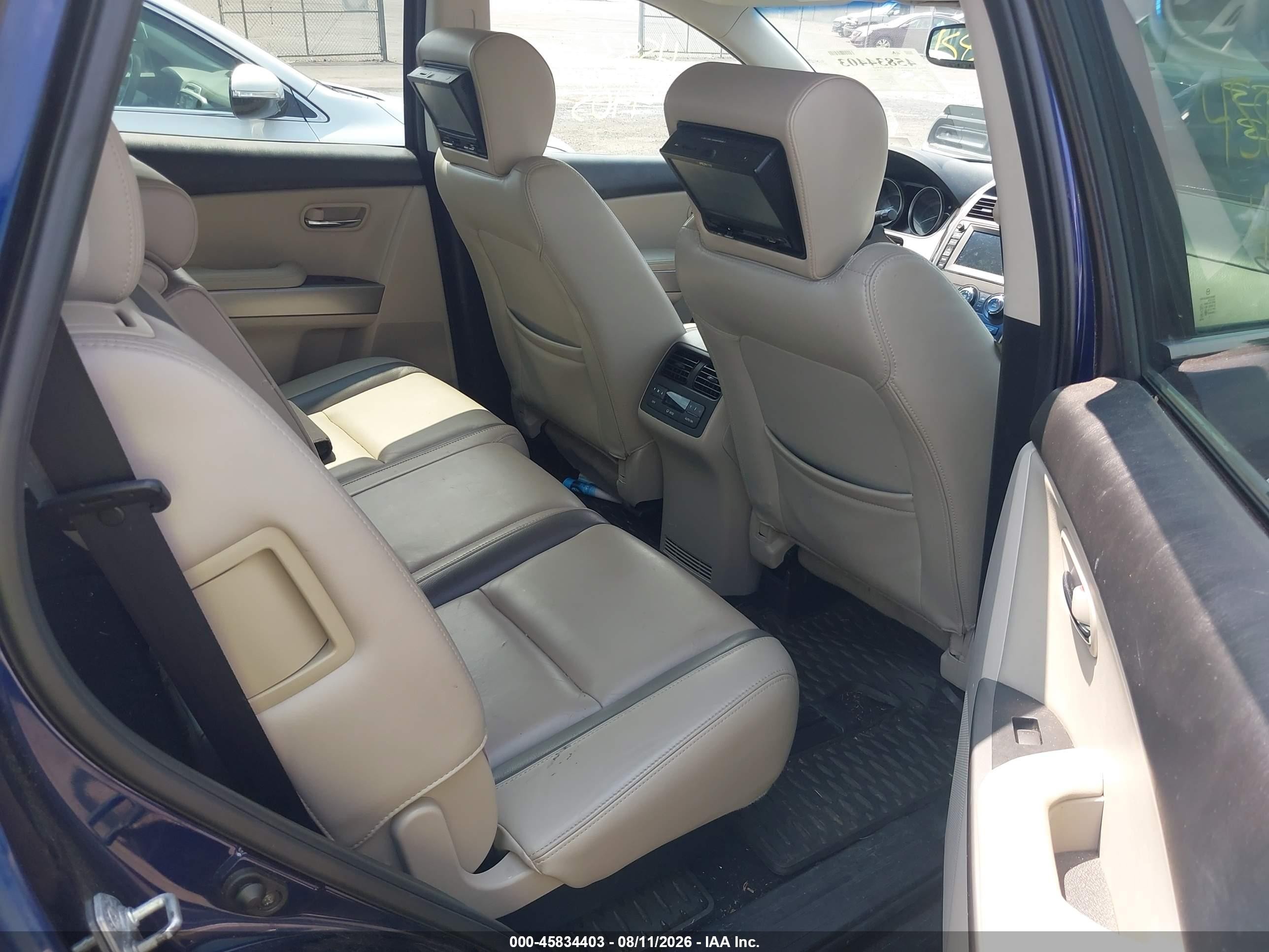 2010 Mazda Cx-9 Grand Touring Dark Blue vin: JM3TB3MA5A0204961