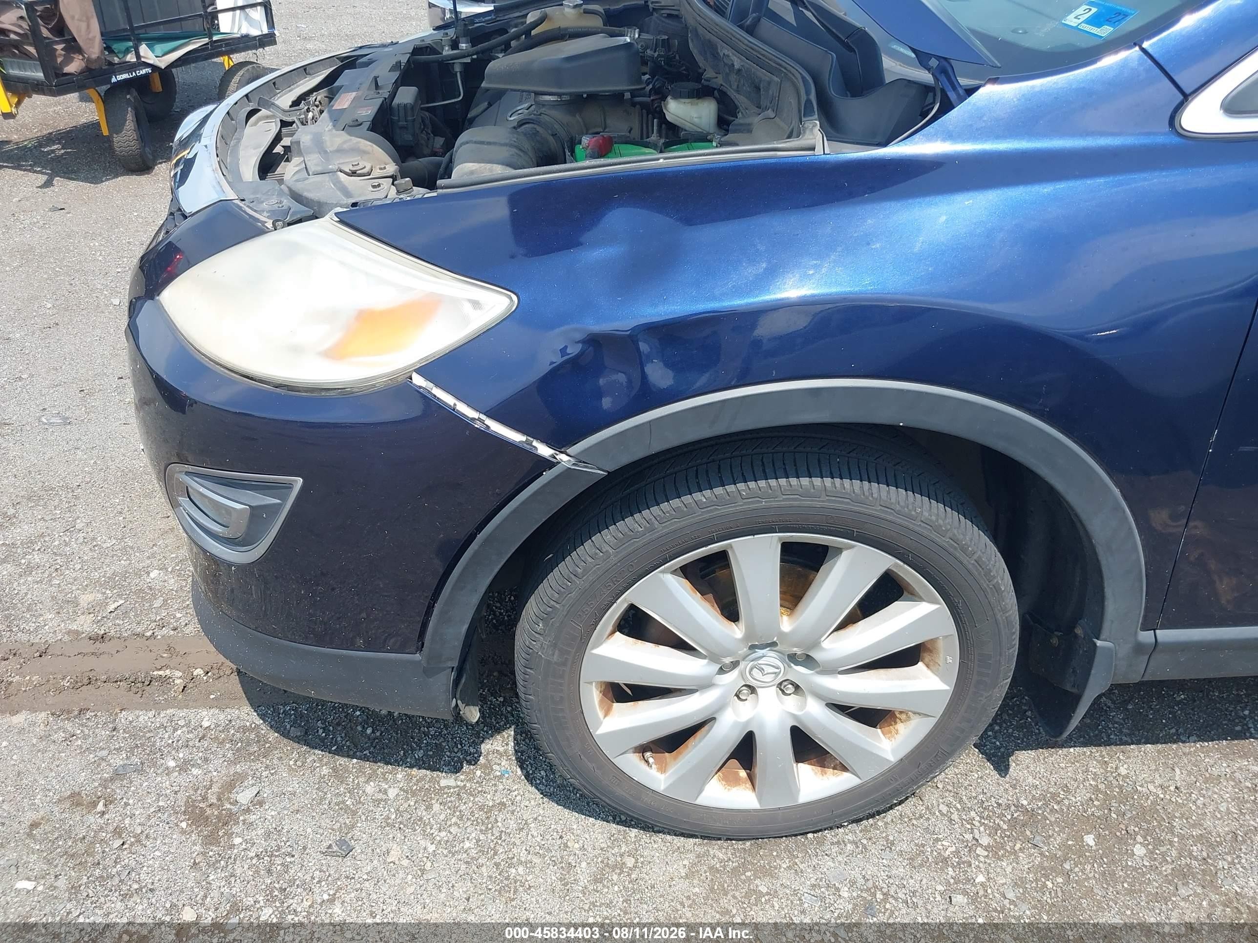 2010 Mazda Cx-9 Grand Touring Dark Blue vin: JM3TB3MA5A0204961