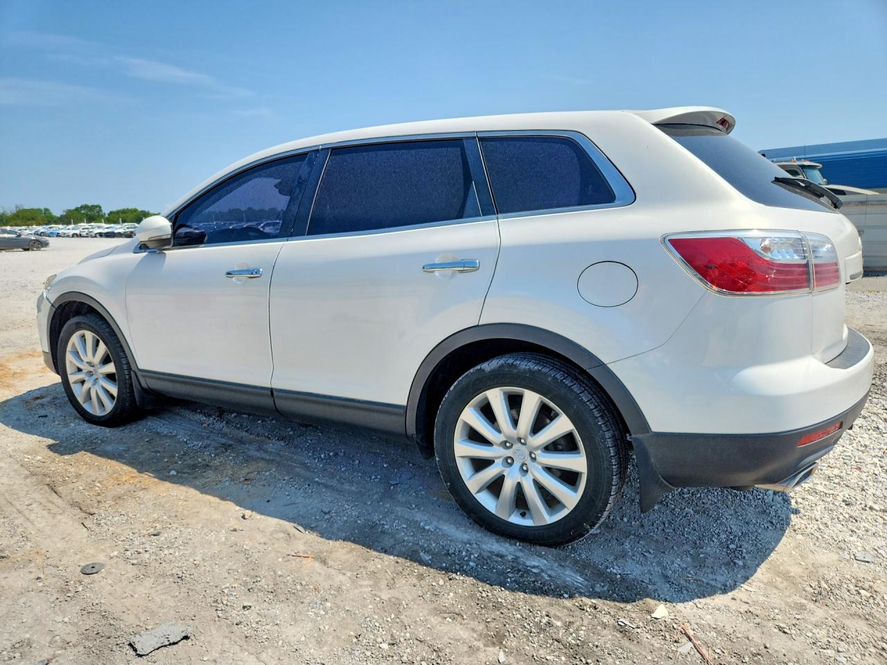 2010 Mazda Cx-9 White vin: JM3TB3MA5A0214275